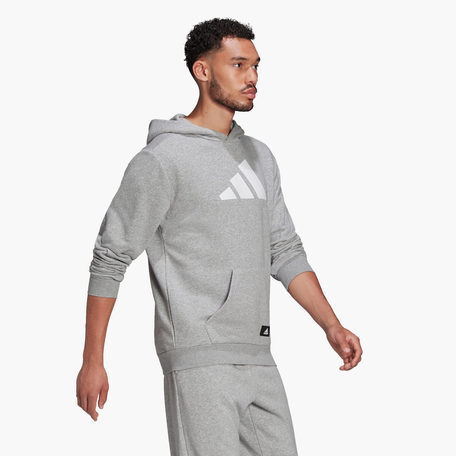 adidas 3 Bar - Gris - Ssweat-shirt Capuche Homme sports taille XL