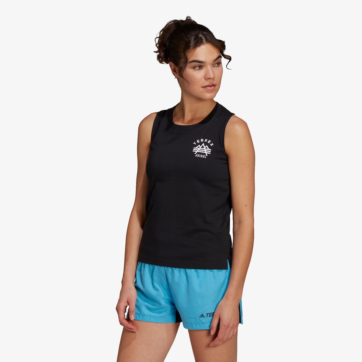 adidas Terrex - Noir - T-shirt Trekking Femme sports taille M