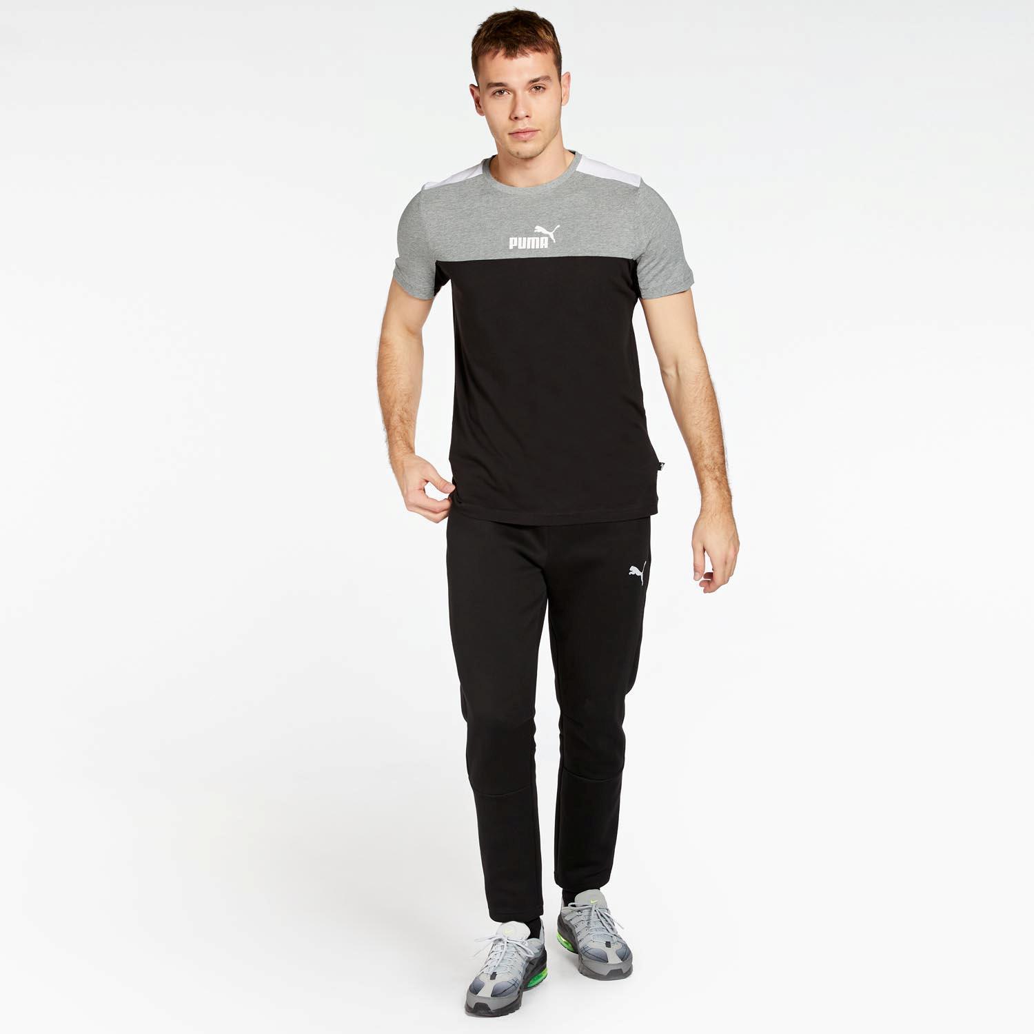 Puma Essentialsentials Zwart T-shirt Heren