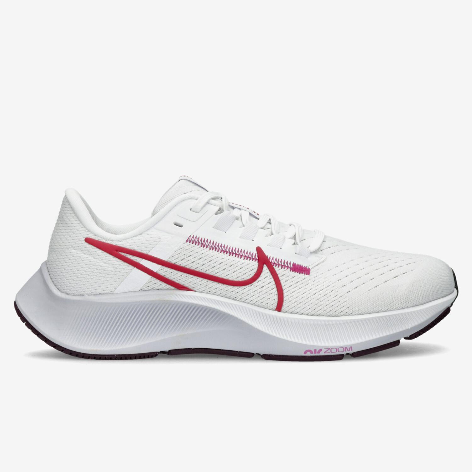 Nike Air Zoom Pegasus 38 - Blancas - Zapatillas Running Mujer