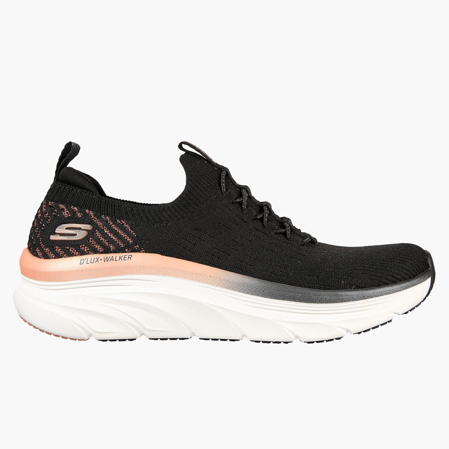 Skechers Fit D´Lux Walker - Negro - Zapatillas Running Mujer