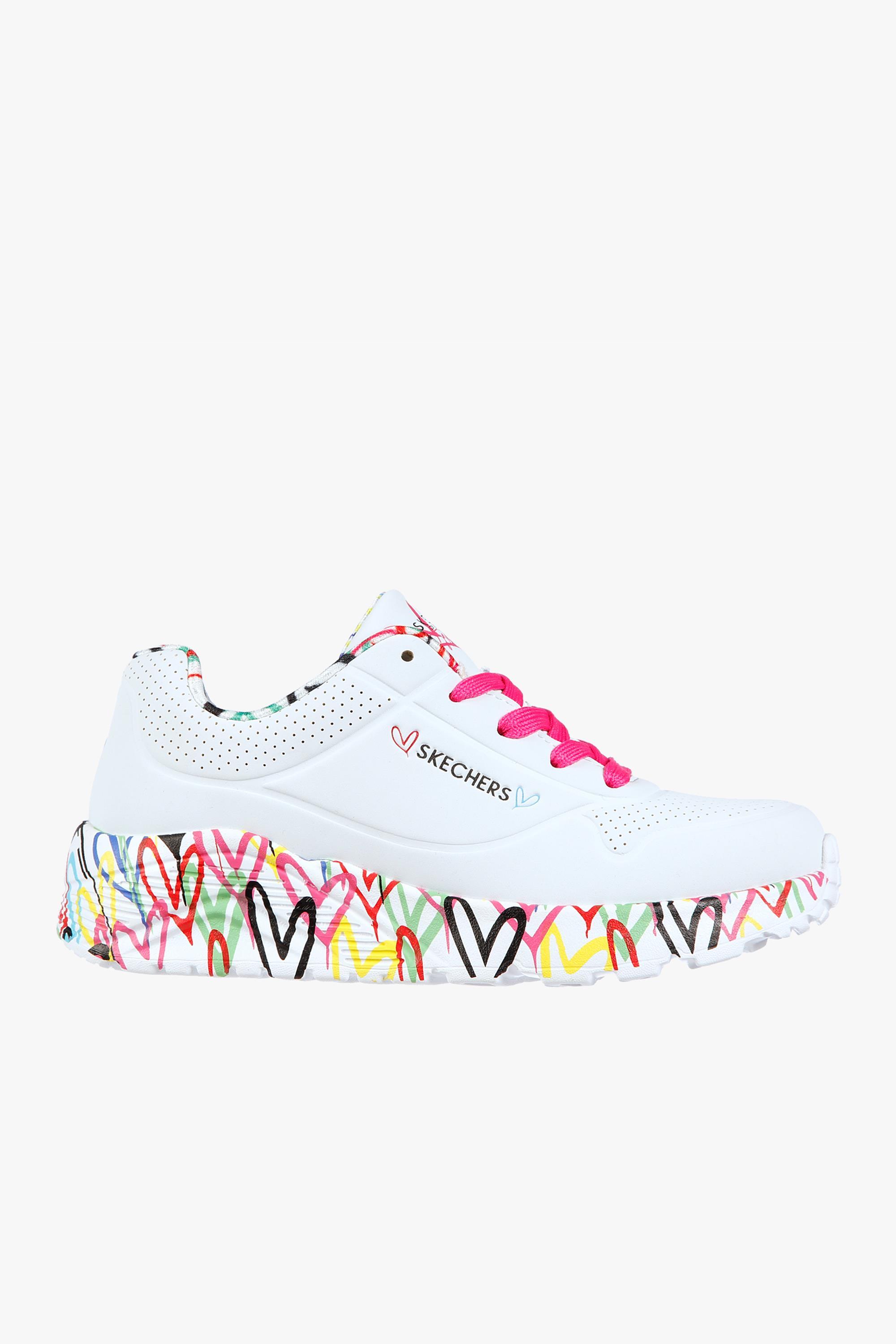 Skechers Uno Lite Lovely Luv Blanco Zapatillas Niña Sprinter