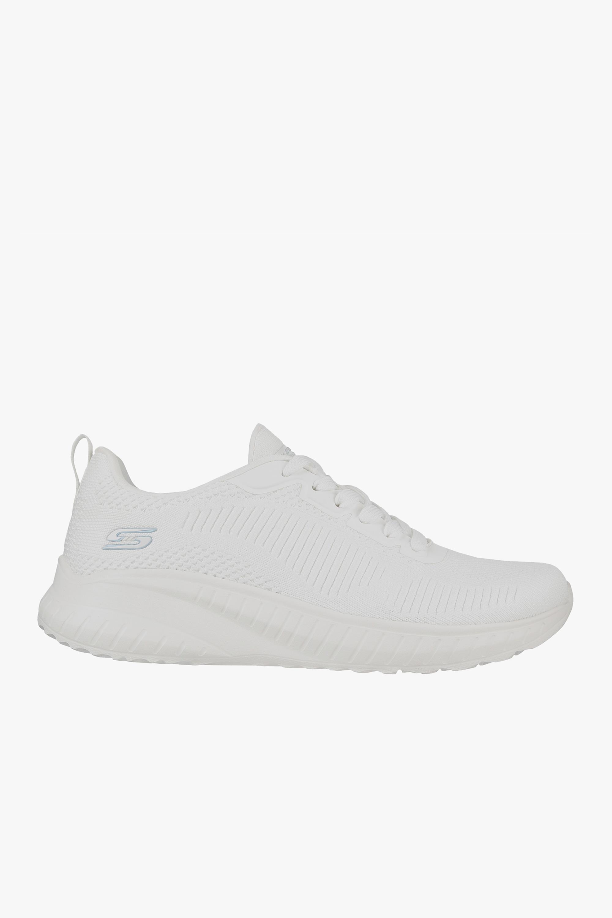 Skechers Bob Squad Chaos - Blanco - Zapatillas Running Mujer