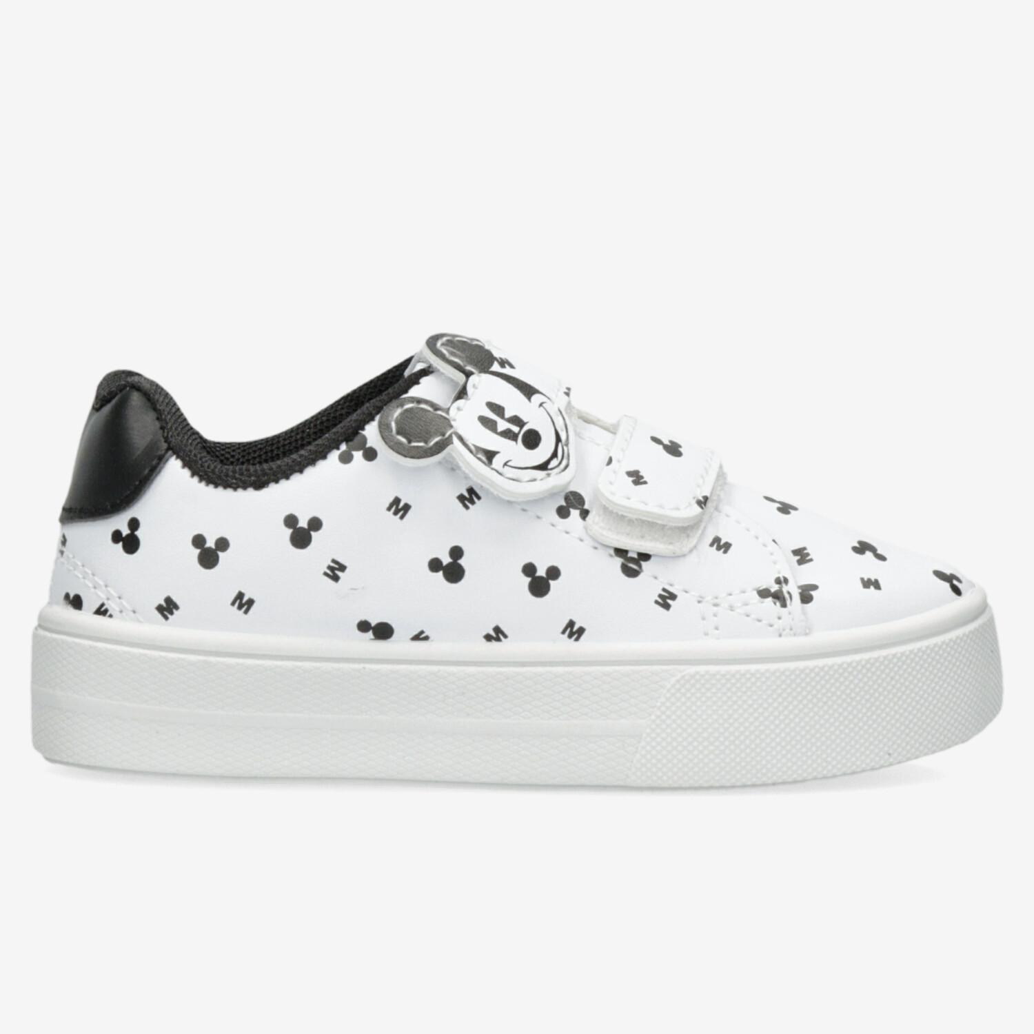 Std-di Mickey Cupsole Chln Dptvo Clasico Velcro Ex - BLANC sports taille 24