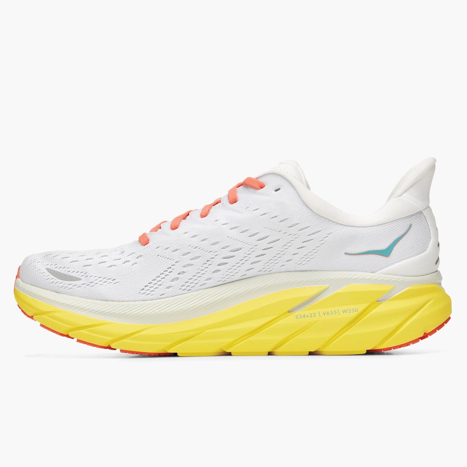 Hoka Clifton 8 - Blancas - Zapatillas Running Hombre