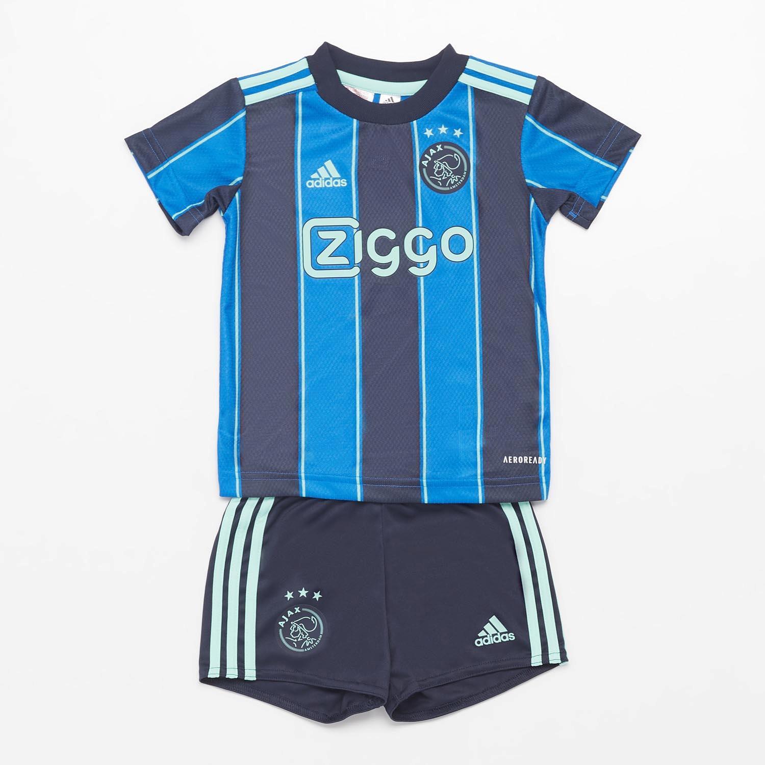 2ª Equipación Ajax Bebé 2021/22 - Azul - Bebé talla 18M