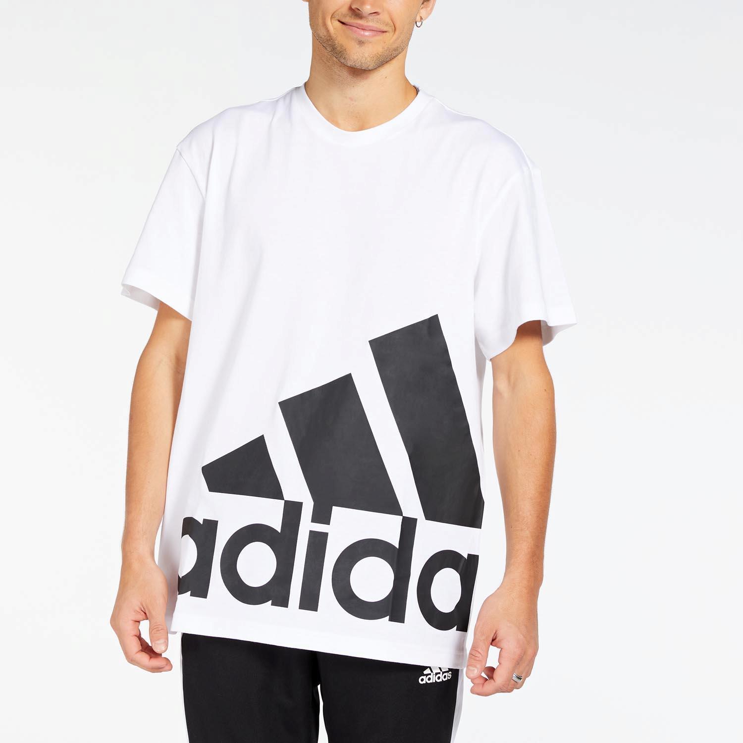 adidas Big - Blanc - T-shirt homme sports taille XL