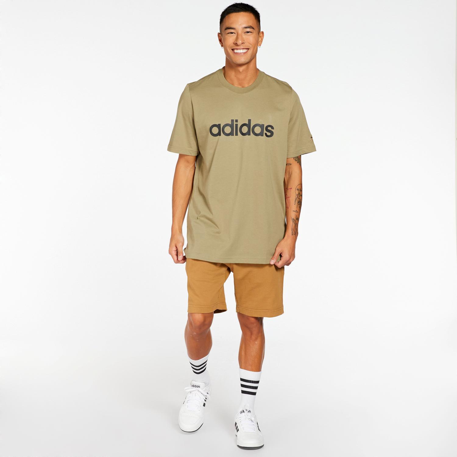 adidas Linear-Kaki-T-shirt Homme sports taille M