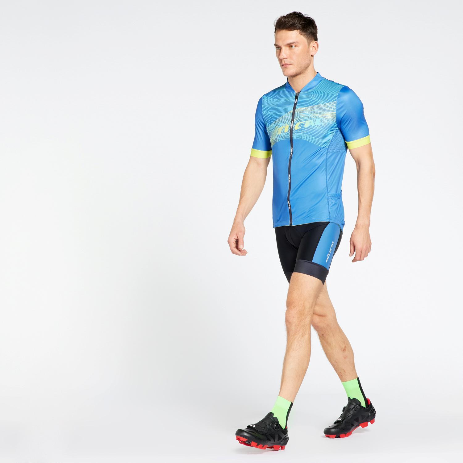 Mítical Oro - Bleu - Maillot Cyclisme Homme sports taille L