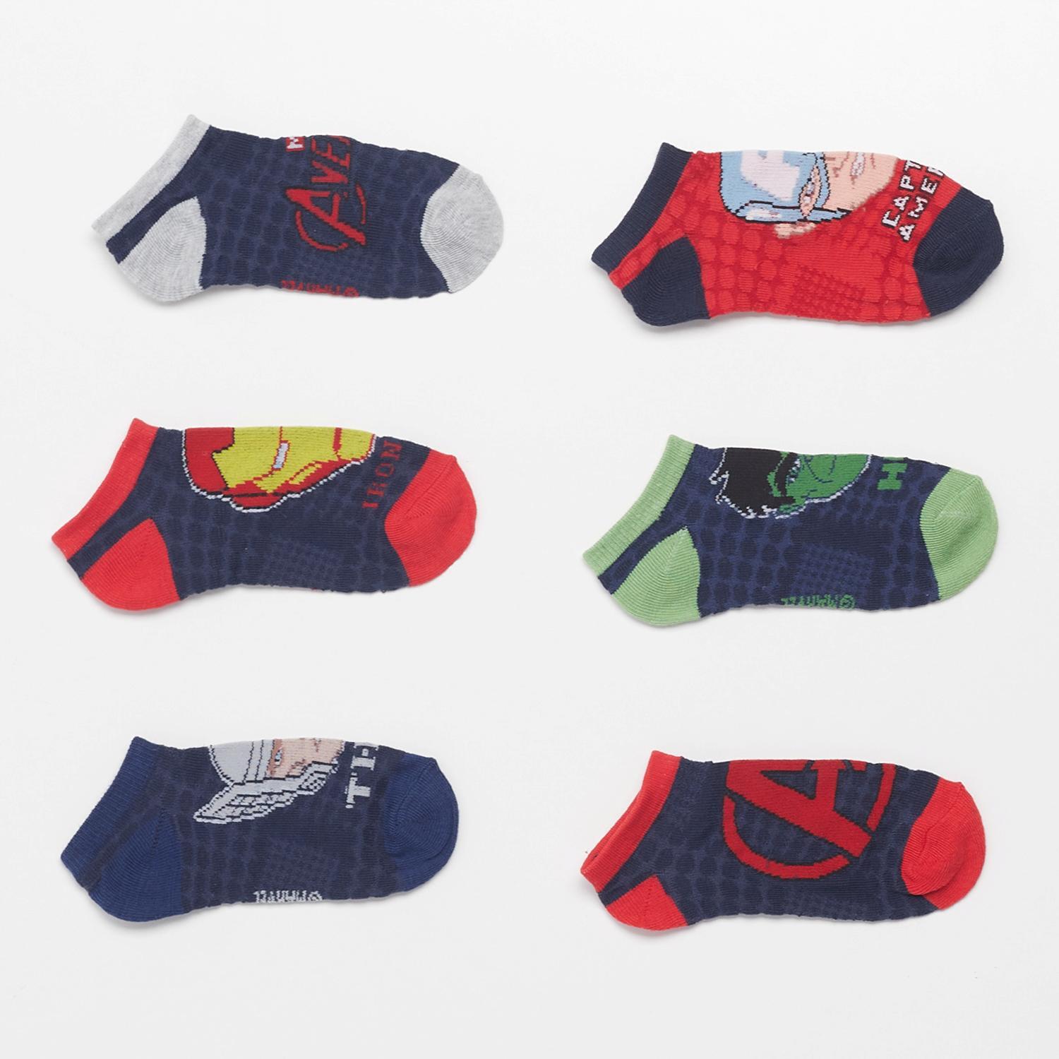 0av-di Marvel Jr Calcetin Inv. P-6 Avengers Excl. - GRIS sports taille UNICA
