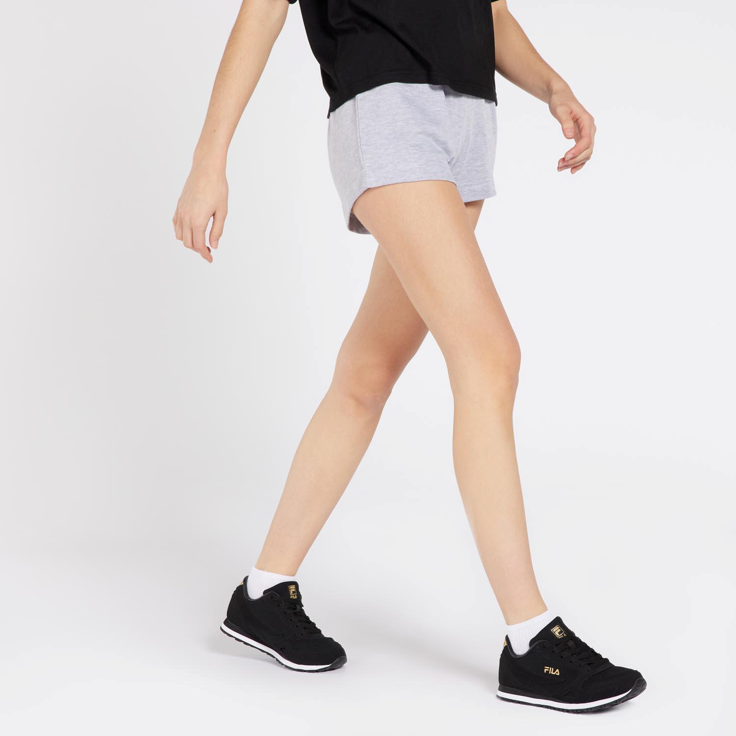Pantalón Corto Mickey - Gris - Pantalón Mujer Disney talla L