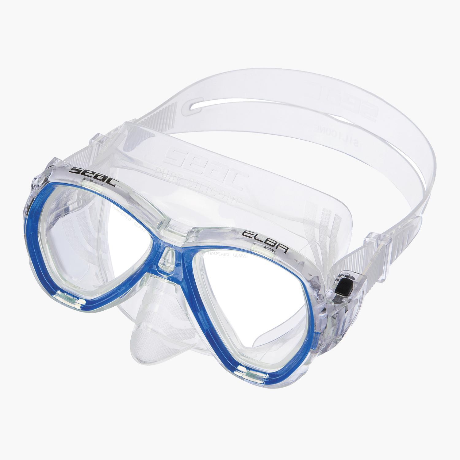 Masque Plongée Seac - Bleu - Masque Snorkel sports taille UNICA