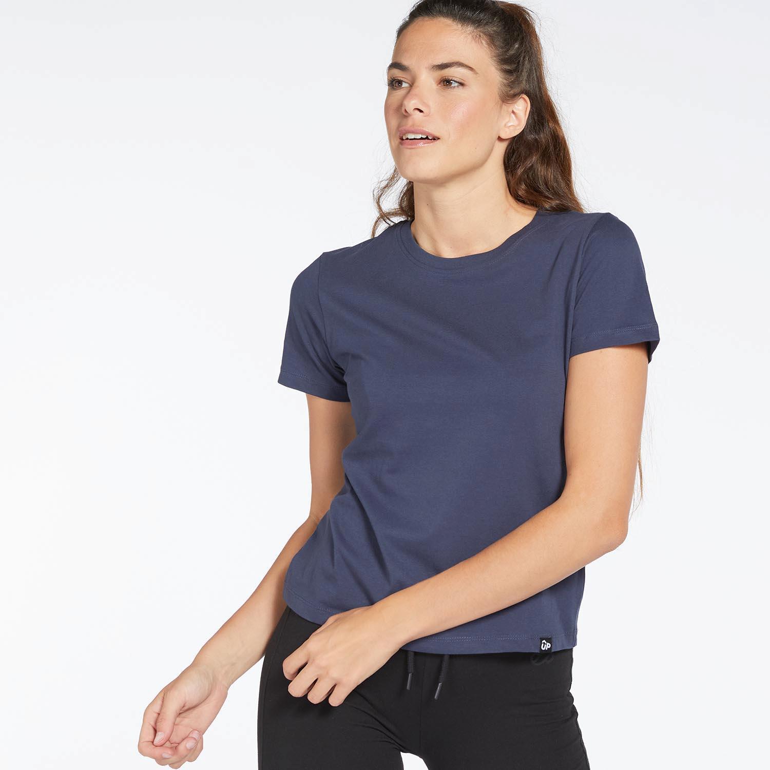 Up Basic - Marino - Camiseta Mujer talla 3XL