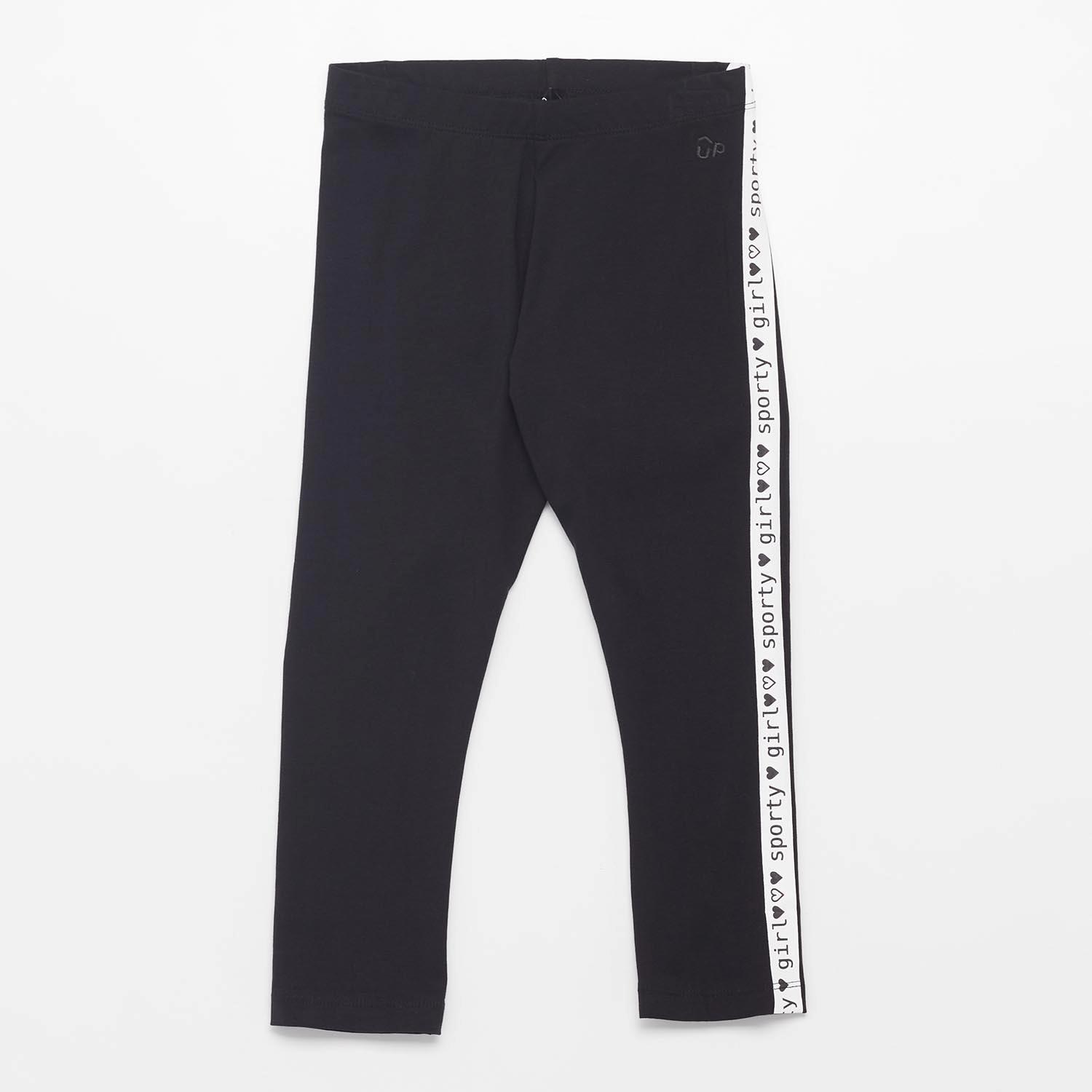 Up Basic - Negro - Leggins Piratas Chica talla 10