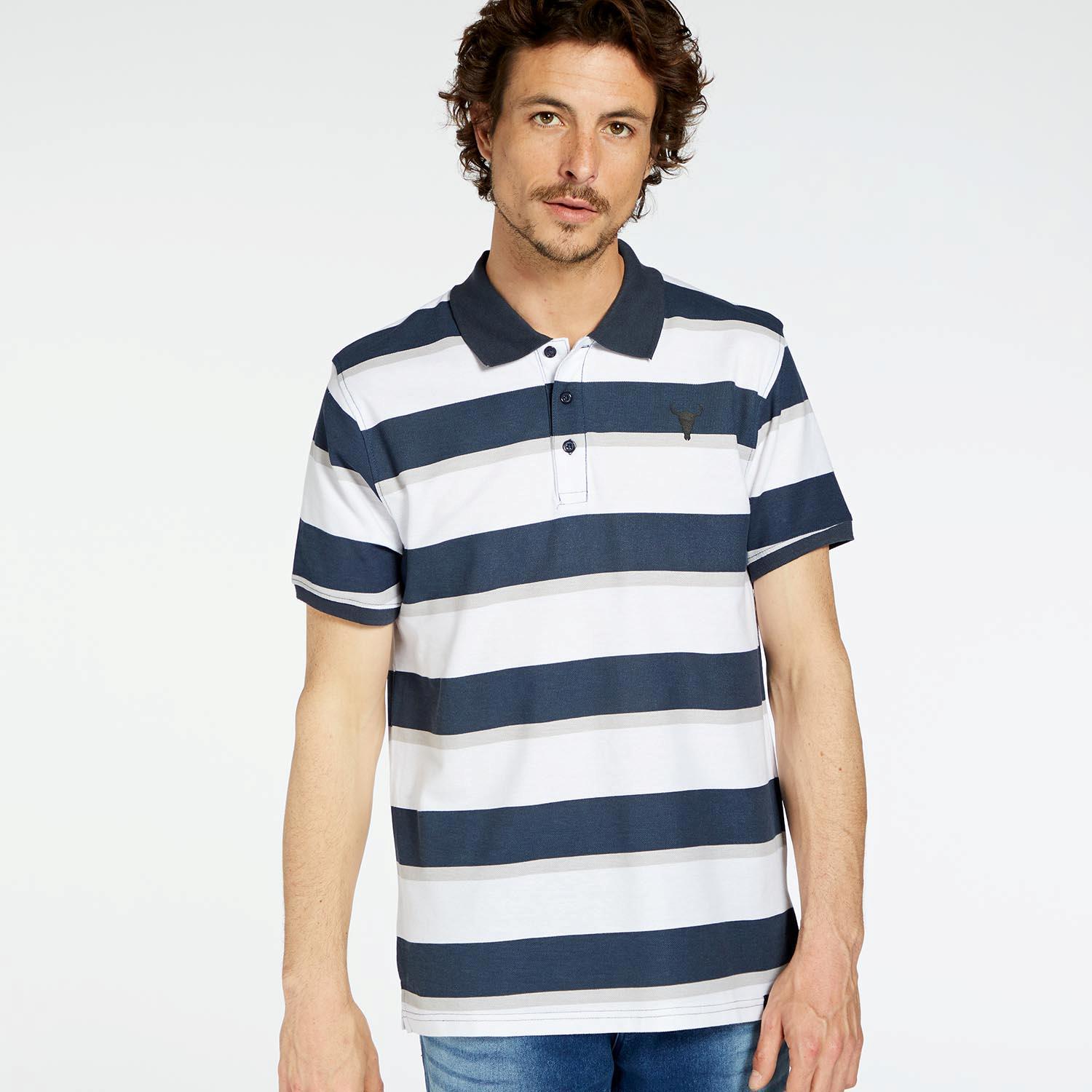 Basic Cro Polo M/c Pique - BLEU sports taille XL