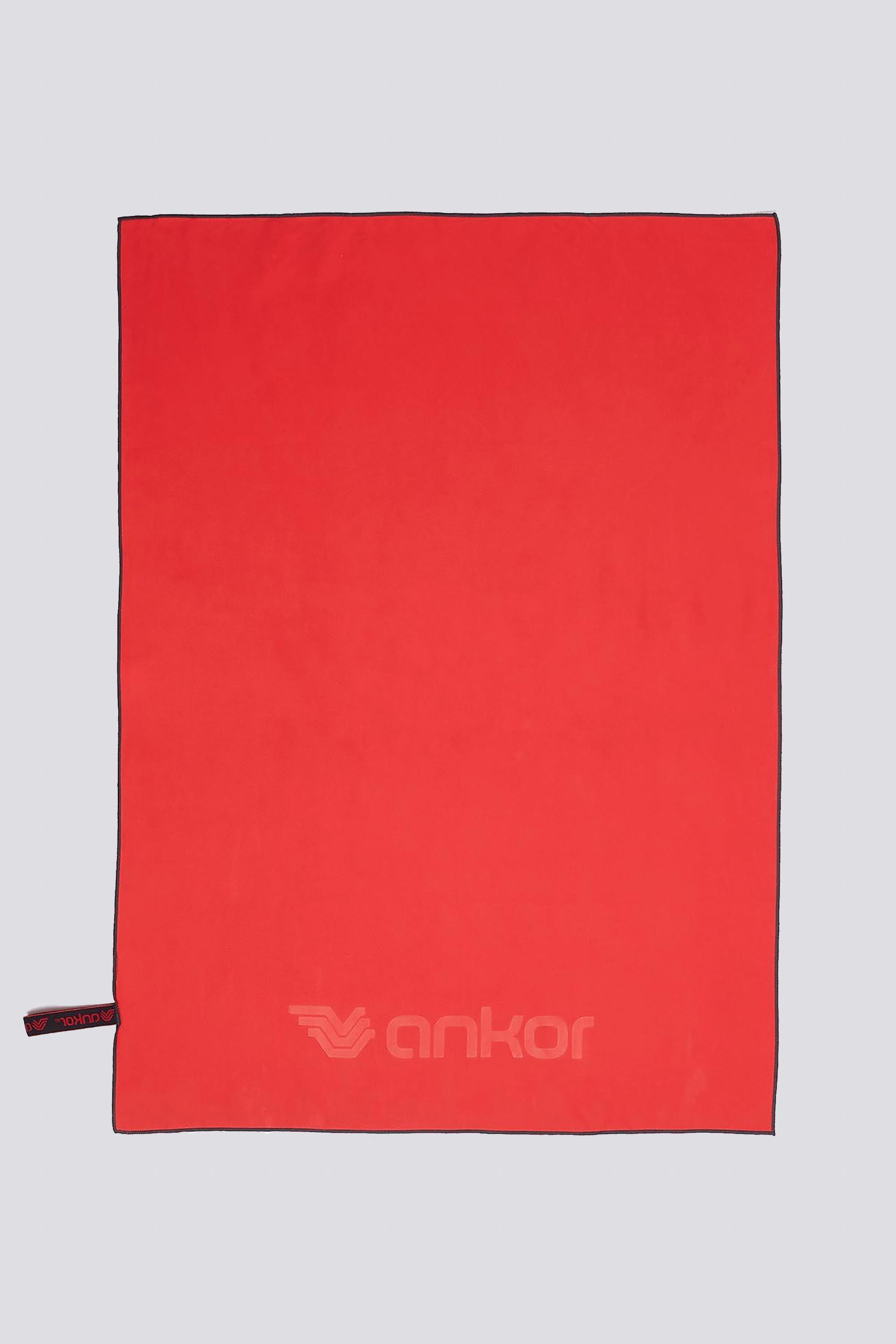 Toalla Microfibra Ankor - Rojo - Toalla Natación talla T.U.