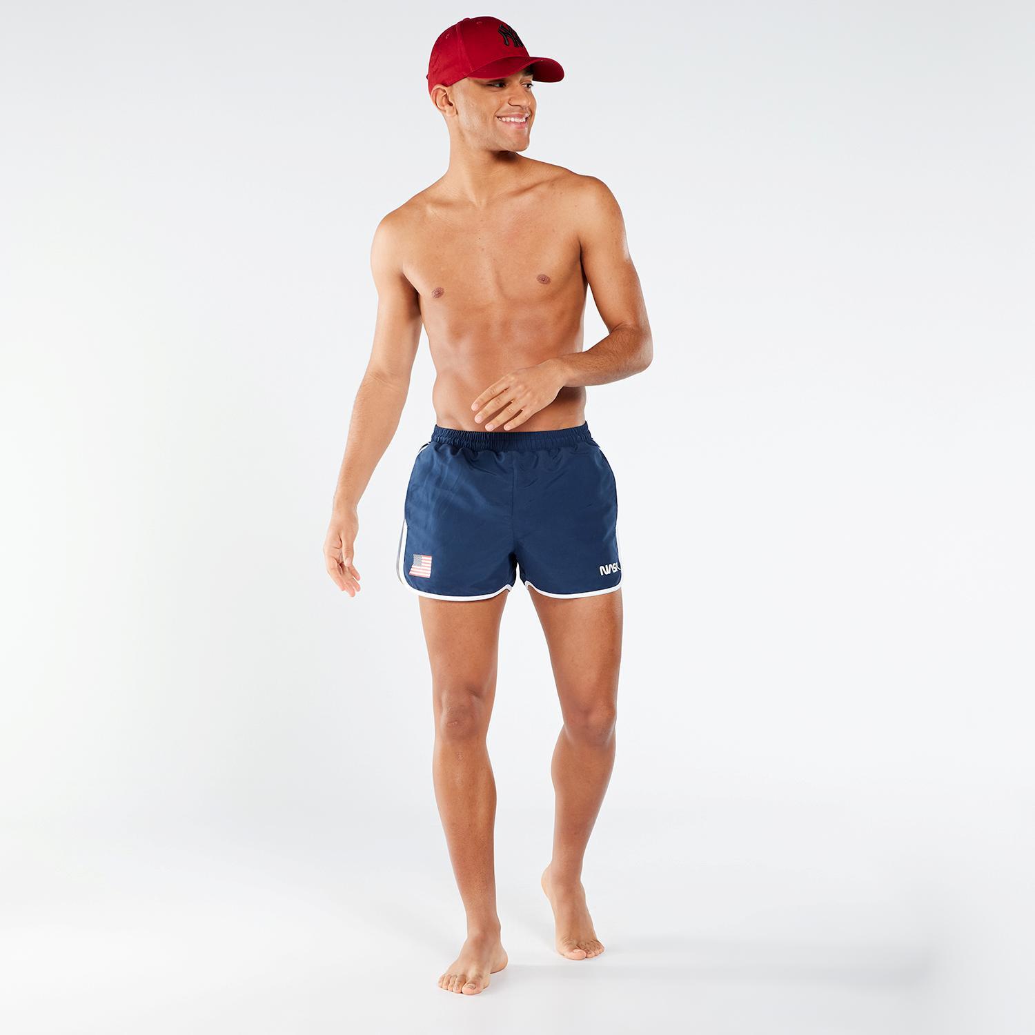 NASA Cro Bañador Corto Micro. Playa Excl. - BLEU sports taille L