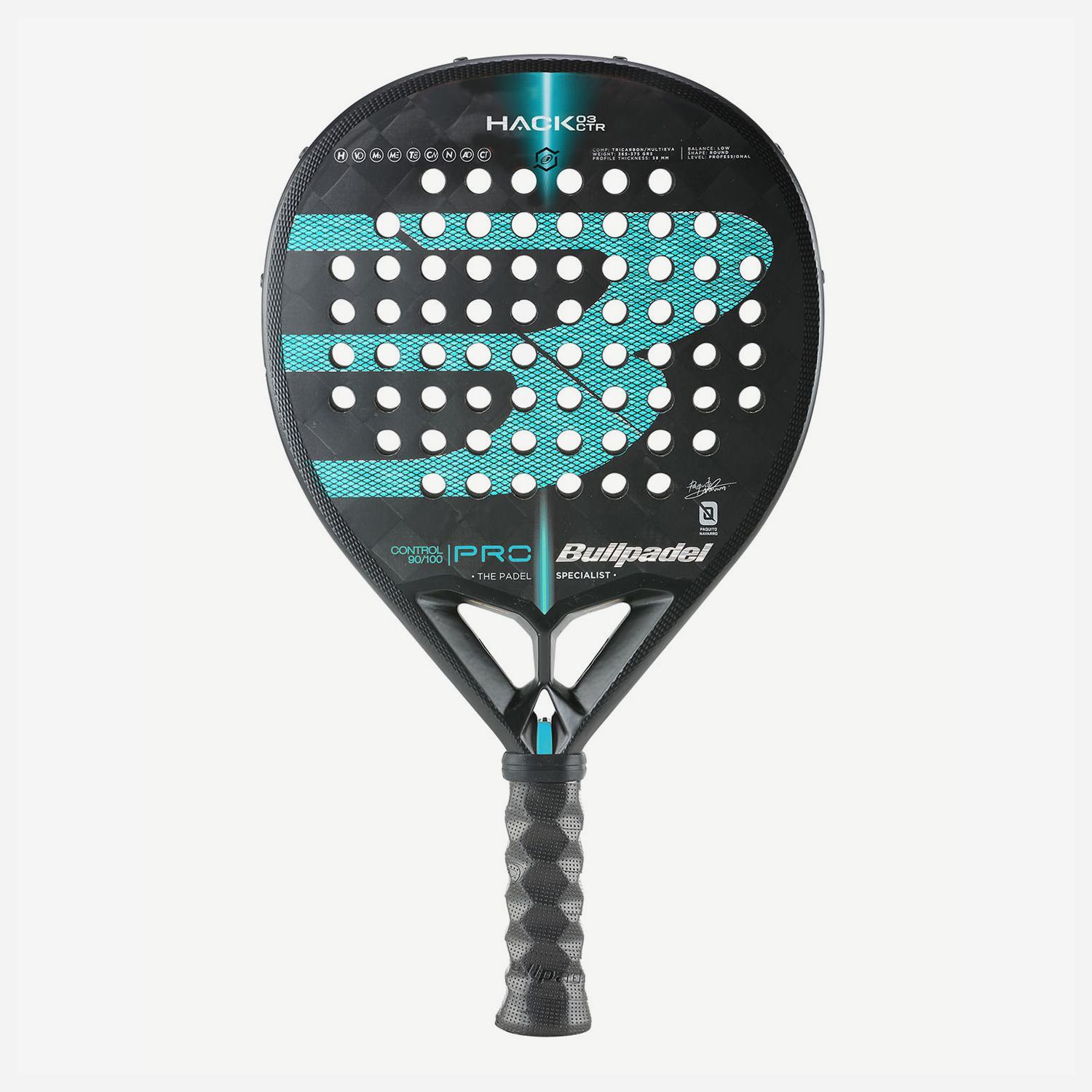 Bullpadel Hack Control 03 22 - Noir - Raquette de padel sports MKP taille UNICA