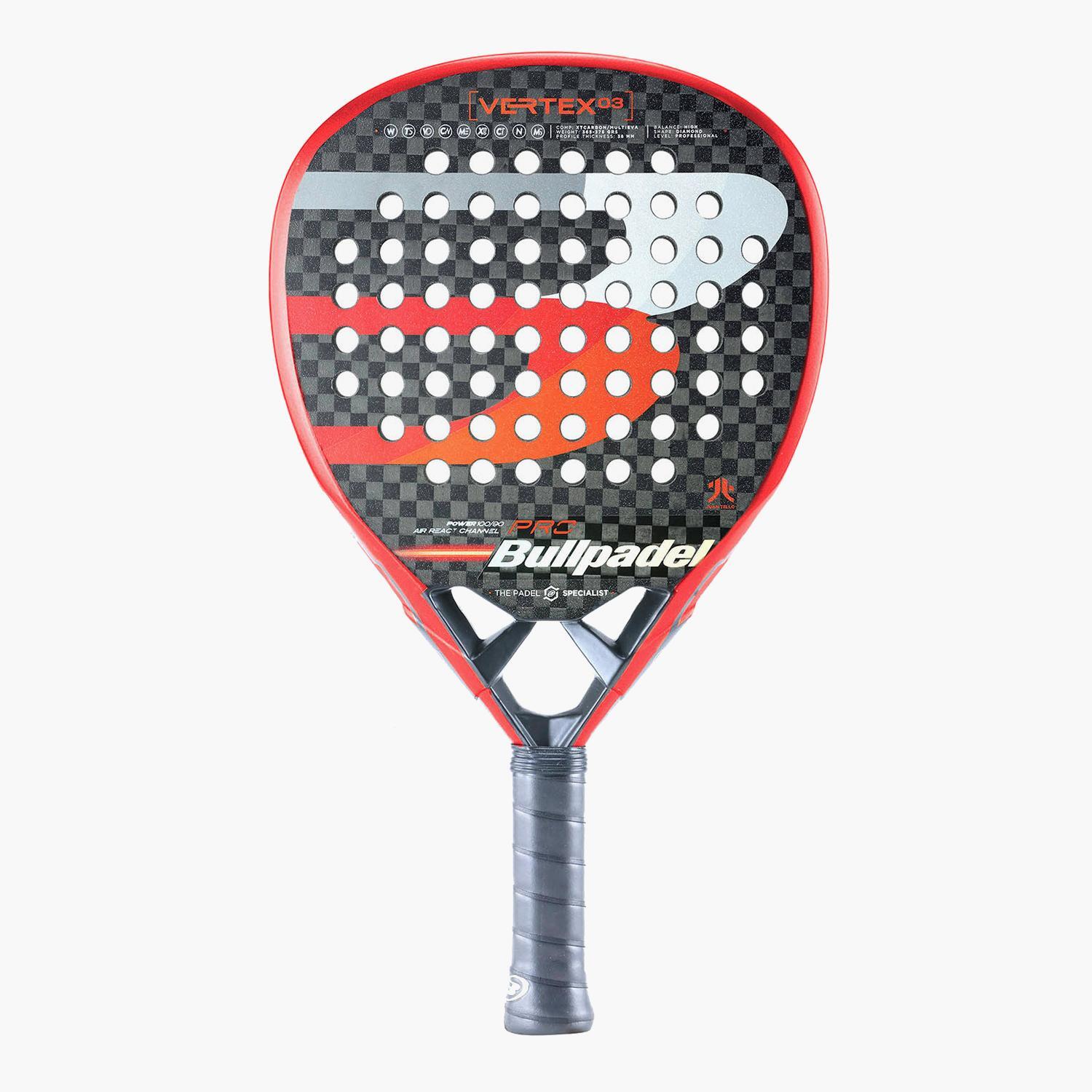 Bullpadel Vertex 22 - Negro - Pala Pádel Chico MKP talla T.U.