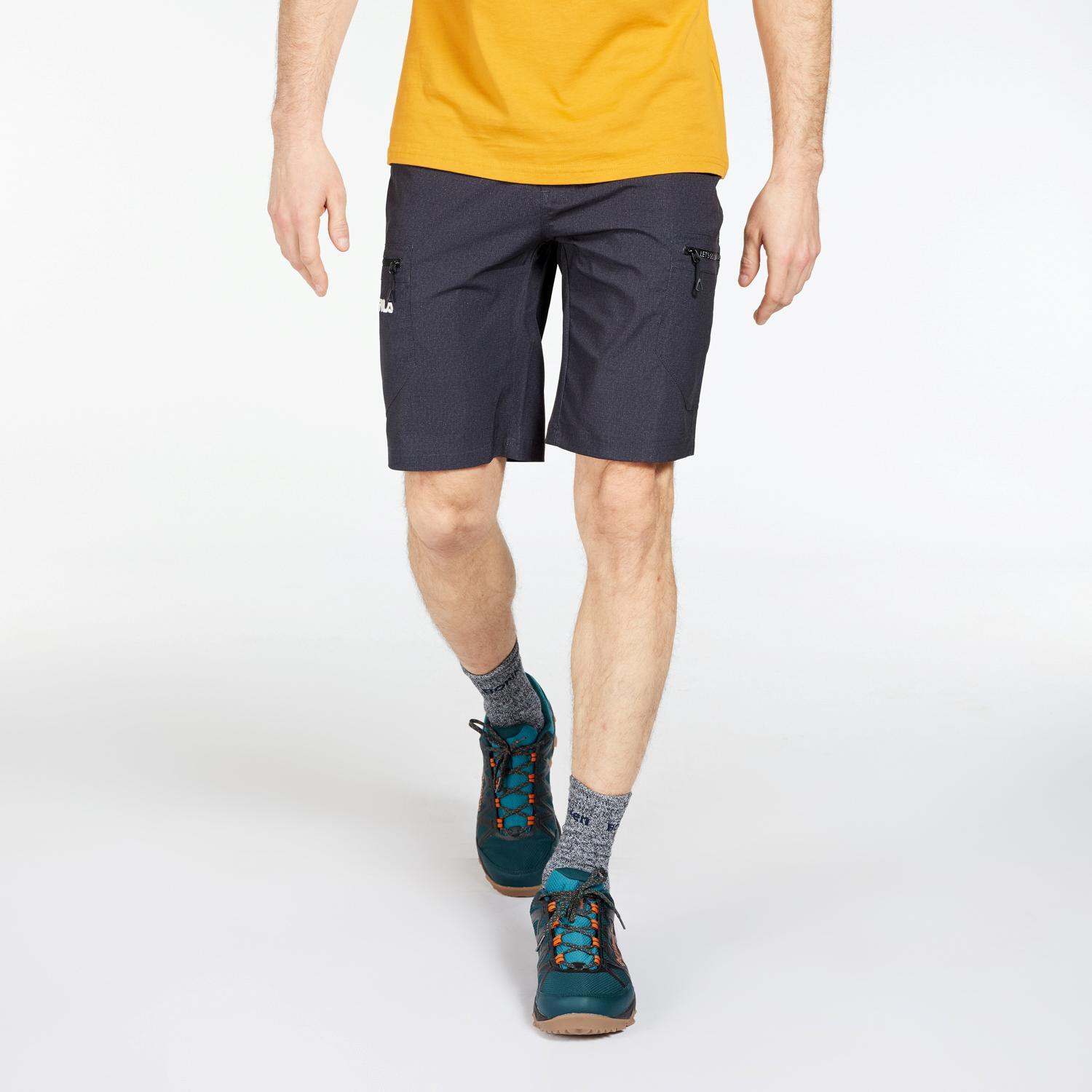 Fila Outdoor - Negro - Pantalón Trekking Hombre talla M
