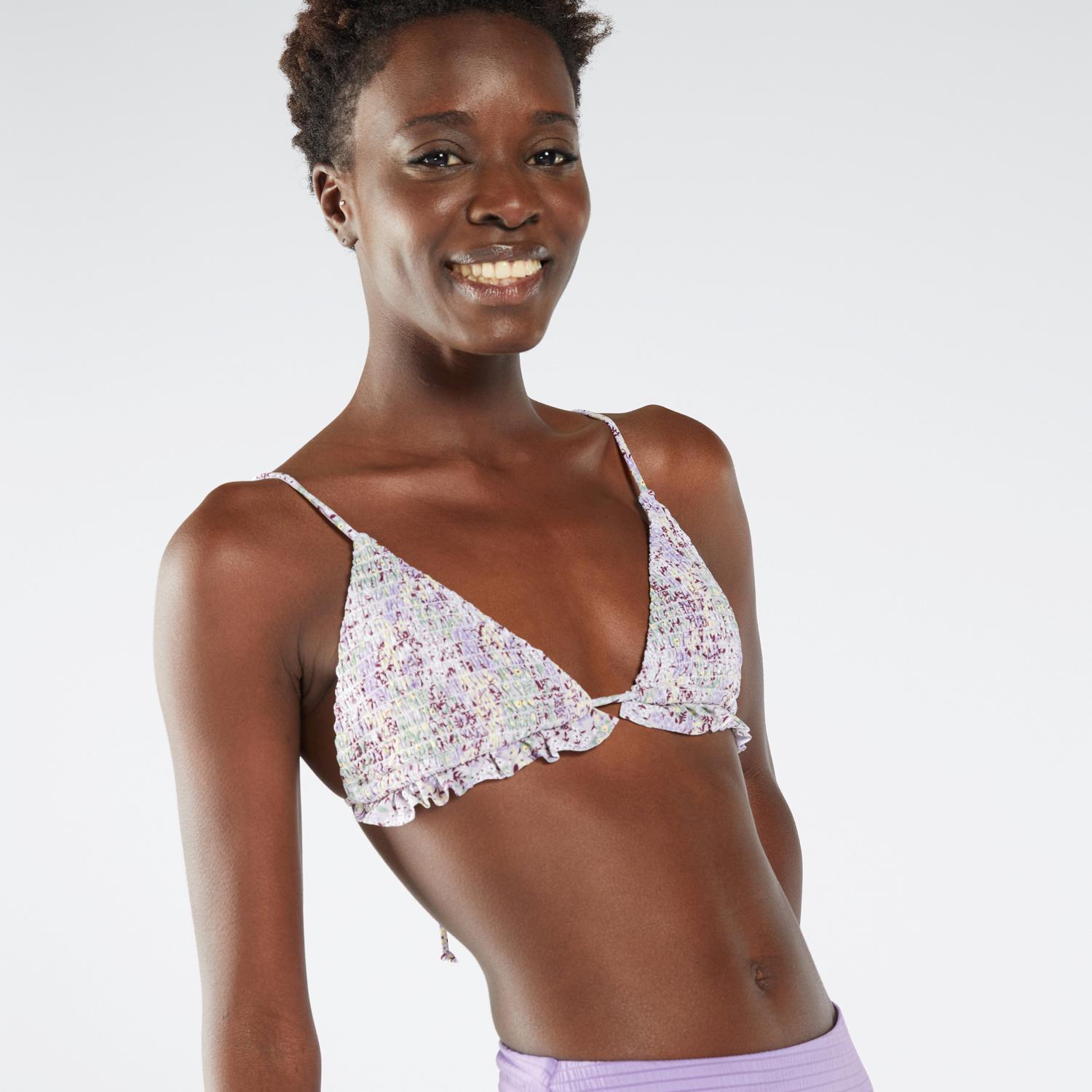 Top Bikini Triángulo Silver - Malva - Parte De Arriba talla M