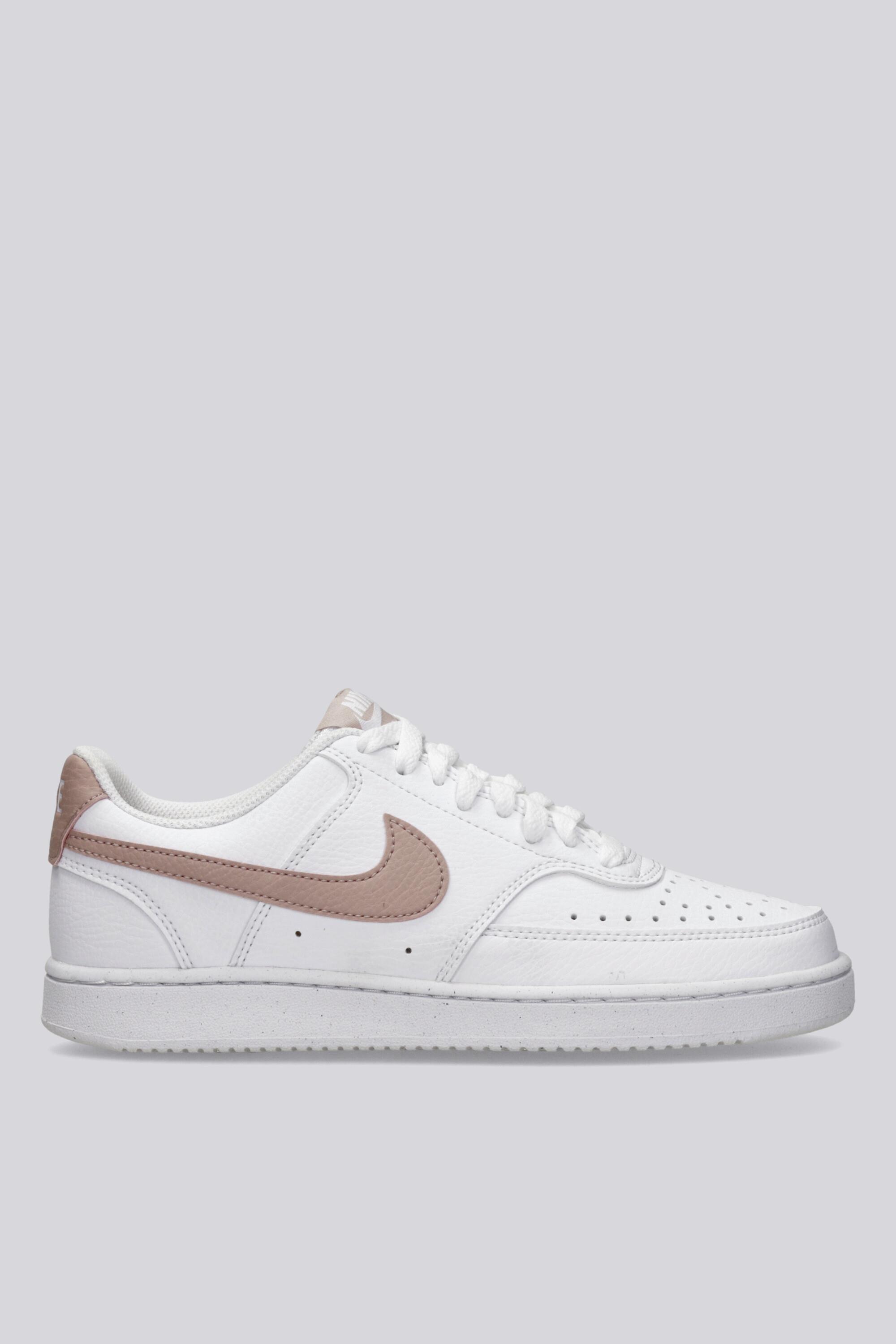 Zapatillas Nike Court Vision Low Next Nature blanco rosa mujer