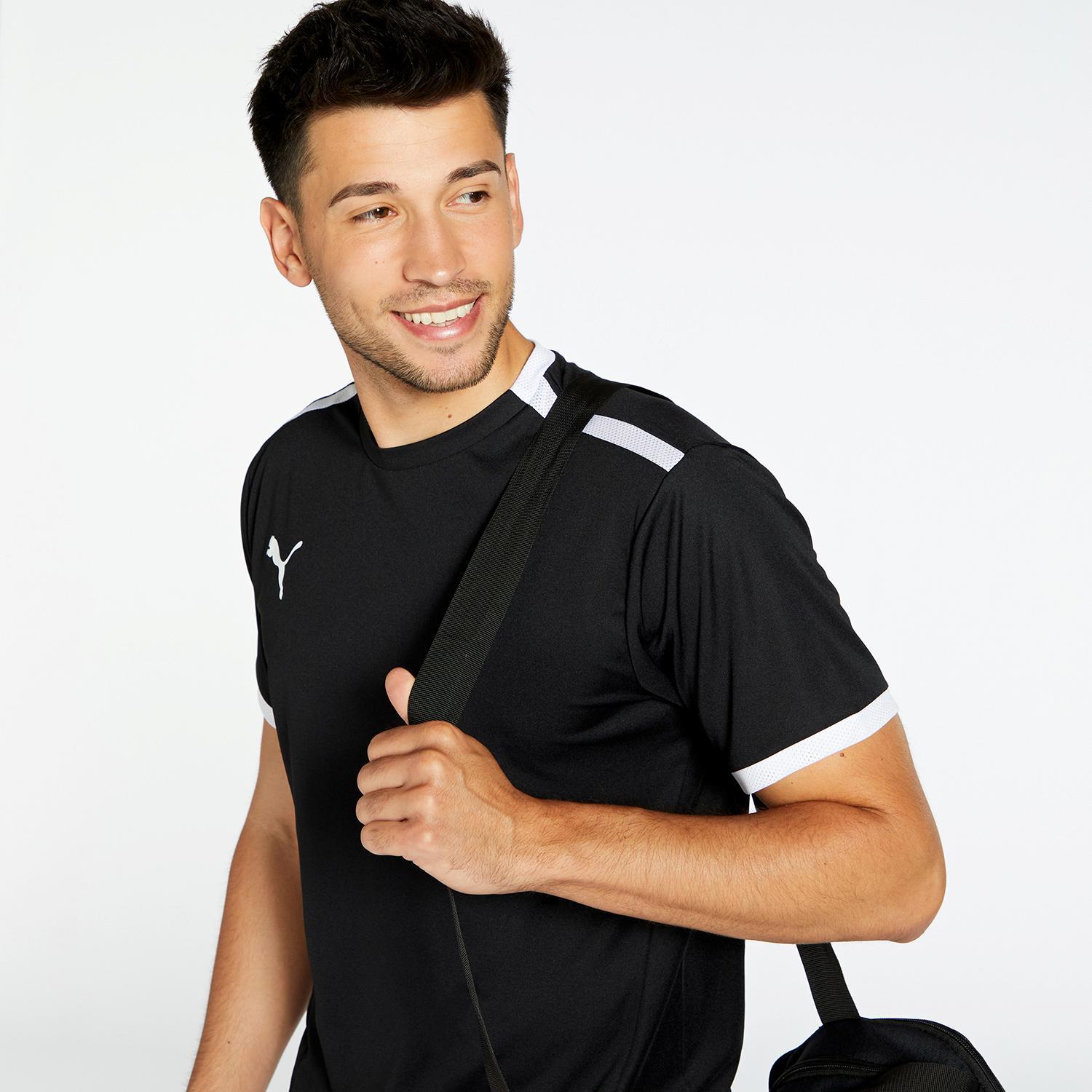 Puma Teamliga Zwart T-shirt Heren