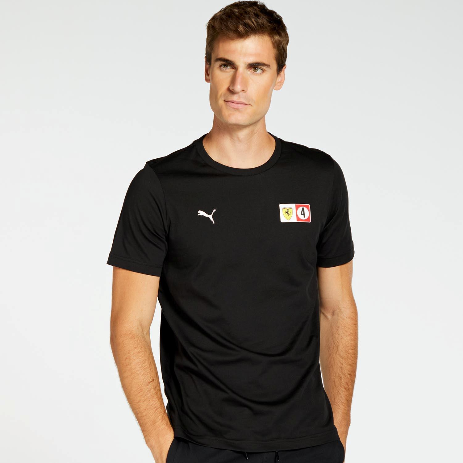 Puma Ferrari - Negro - Camiseta Hombre |