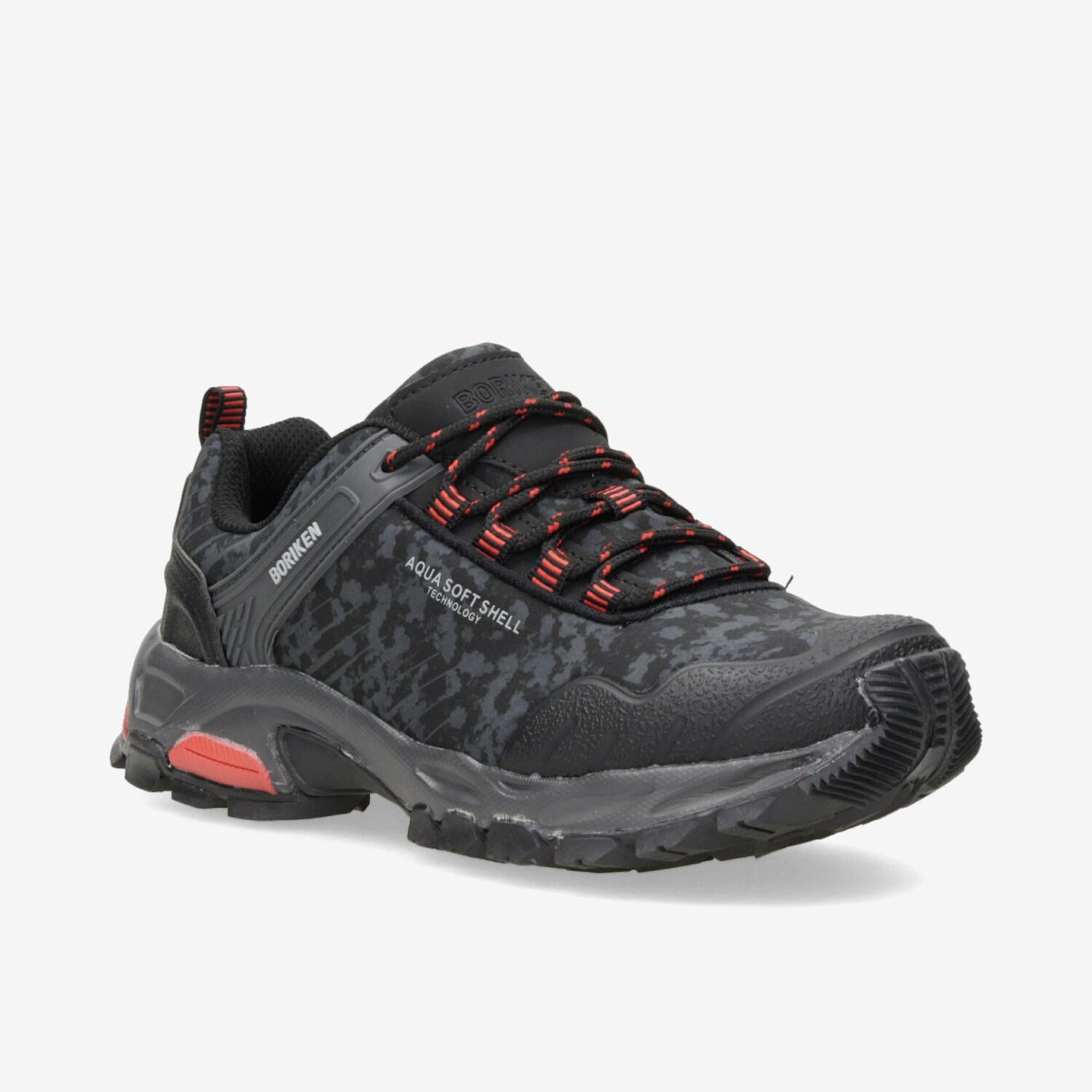 boriken Barey Zwart Wandelschoenen Jongens