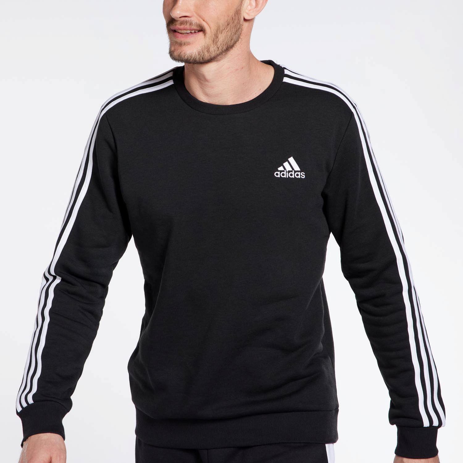 Adidas 3-Stripes Zwart Sweater Heren