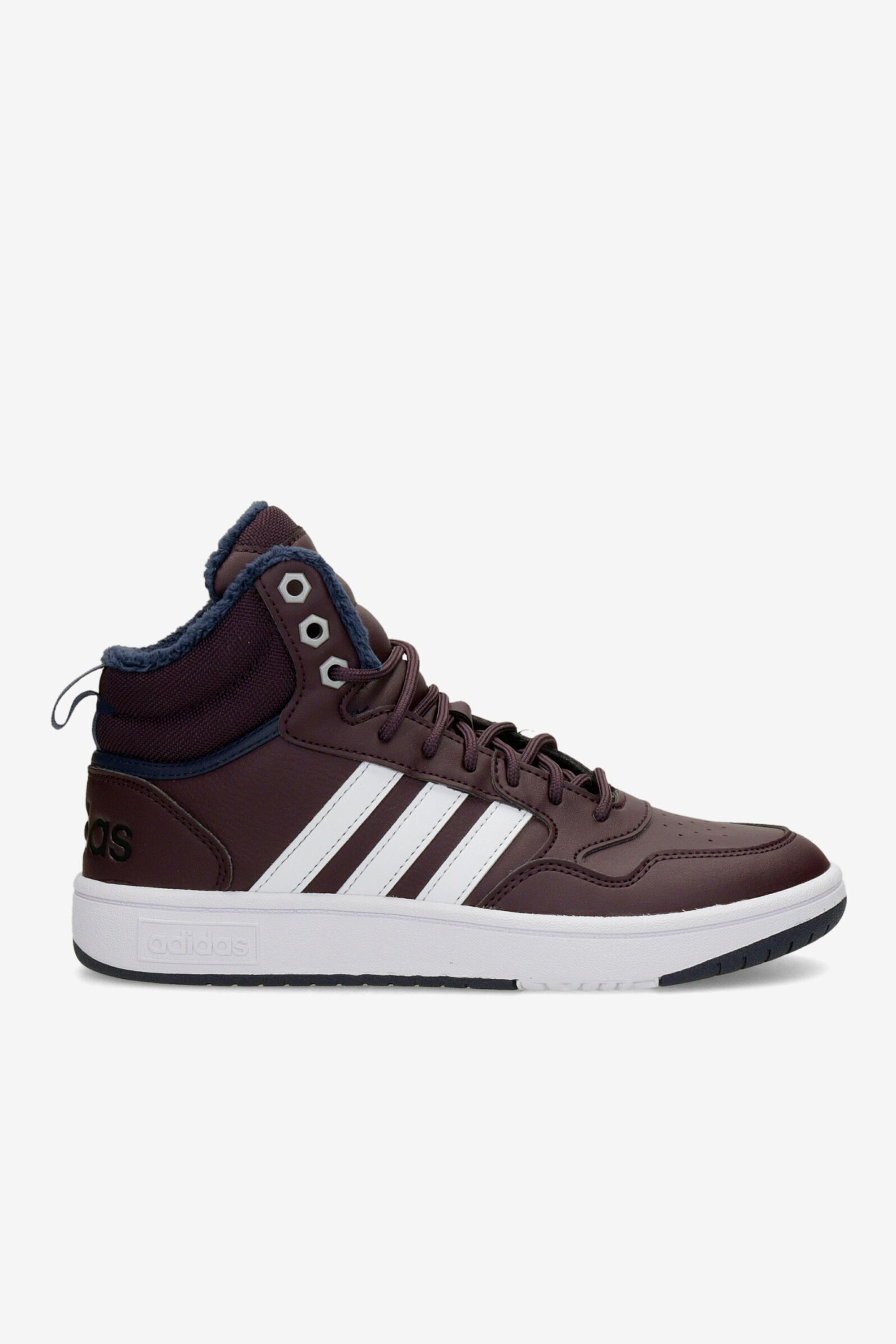 Hoops 3.0 Mid - Vino - Zapatillas Altas Mujer
