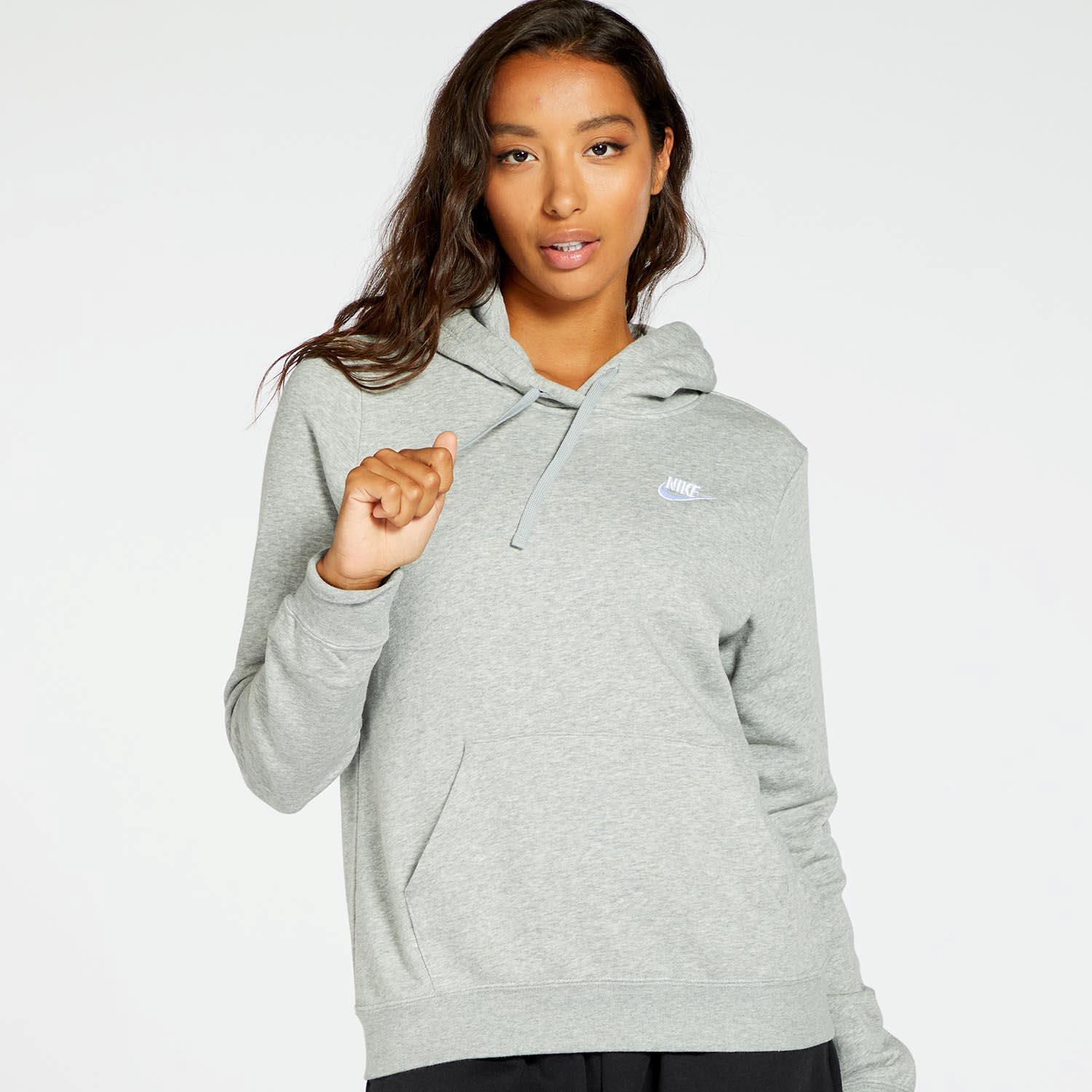 Nike Small Logo - Cinza - Sweatshirt Mulher tamanho M