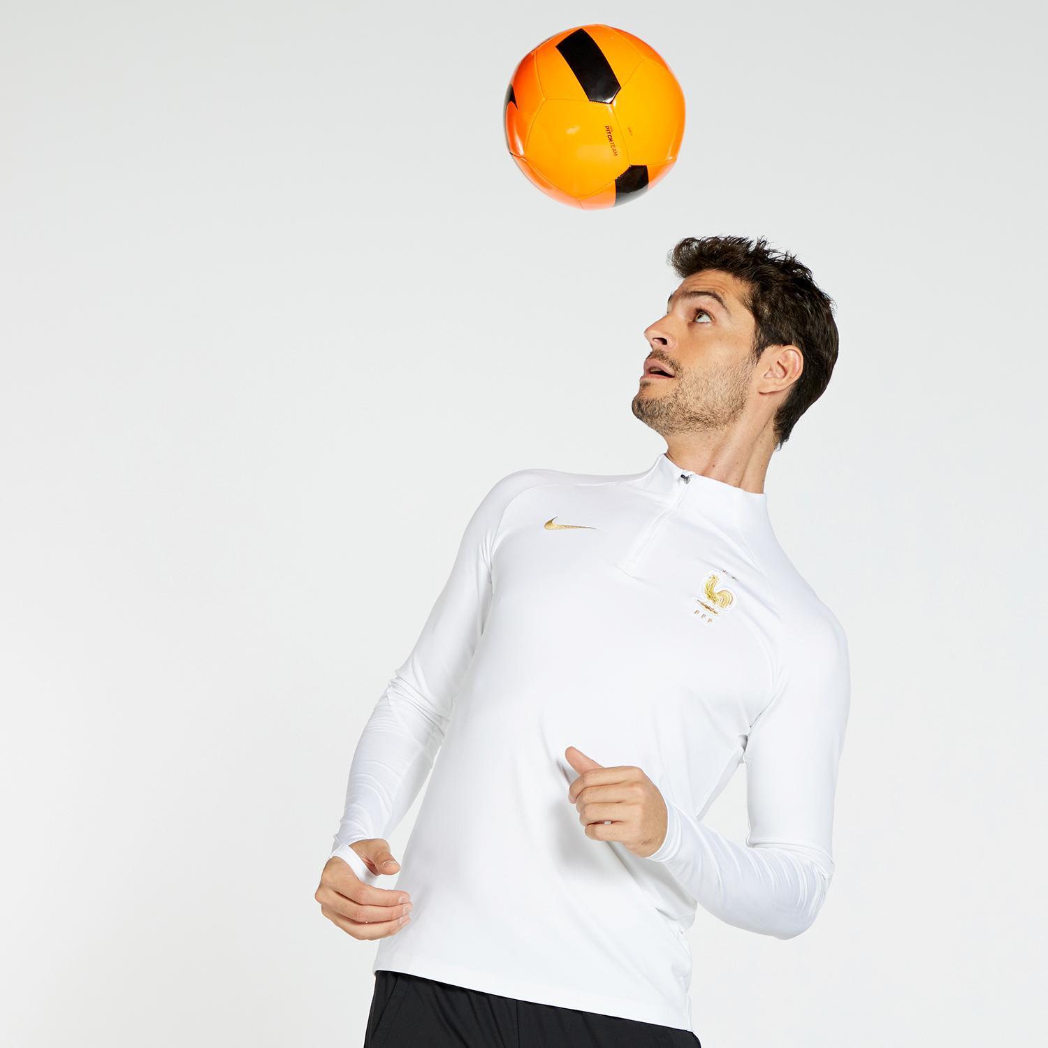 Sudadera Francia - Blanco - Sudadera Fútbol Hombre talla