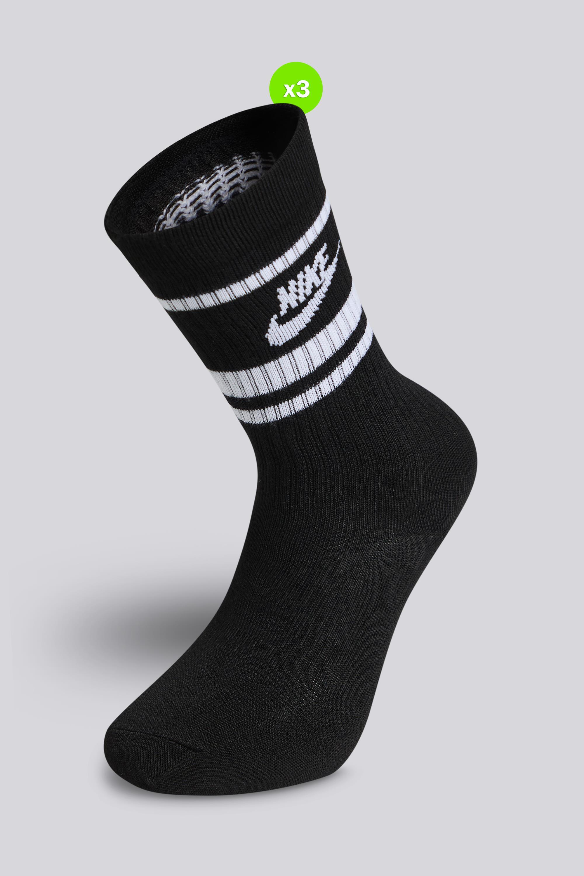 Nike Everyday Essential Negro Calcetines Largos Hombre Sprinter