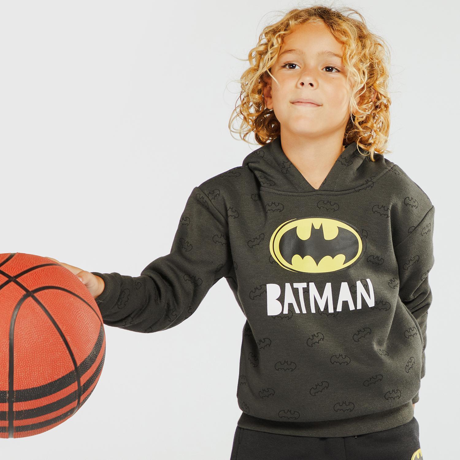 Sweat-shirt Batman - Gris - Sweat-shirt Capuche Garçon sports taille 4