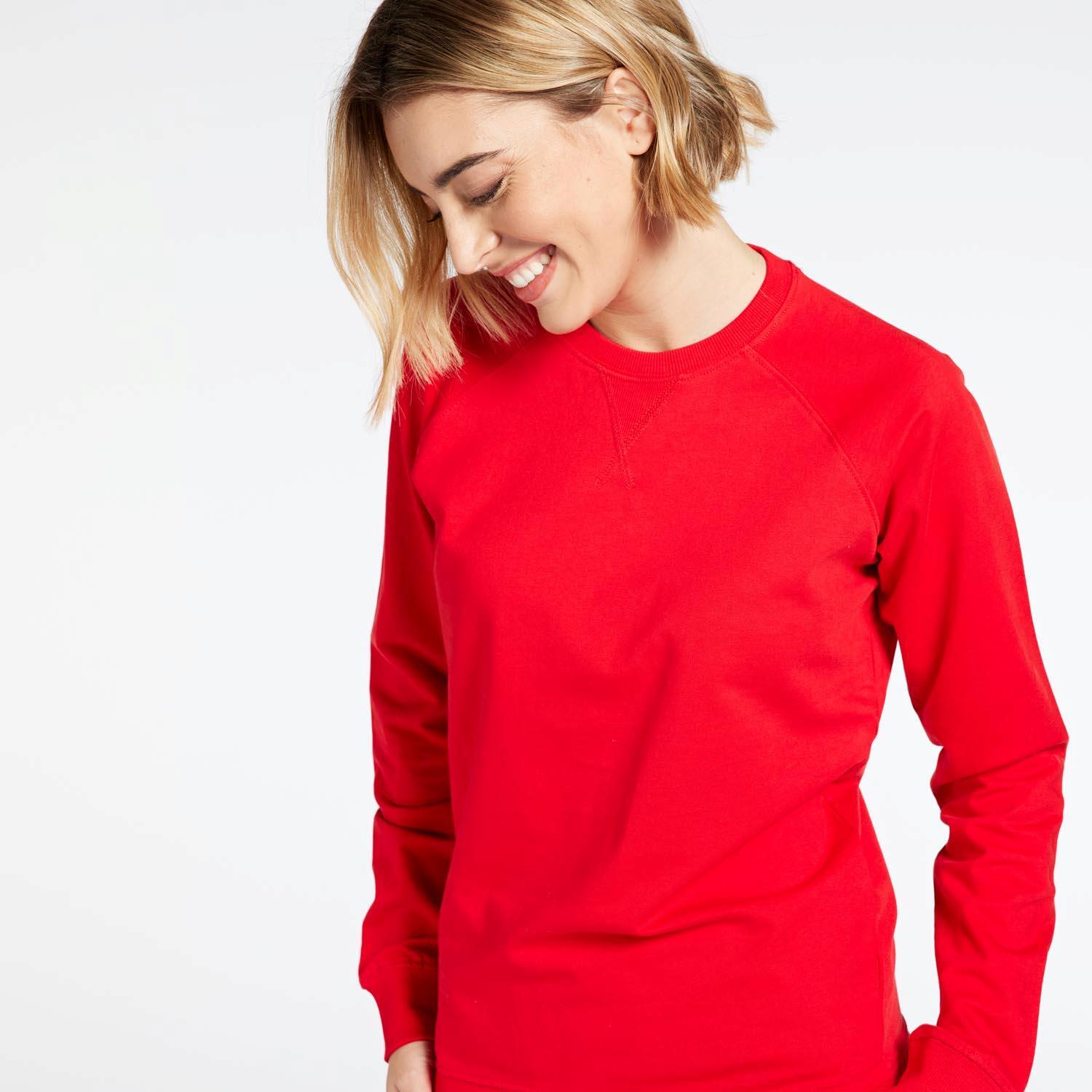 Up Basics - Rojo - Sudadera Mujer talla XL