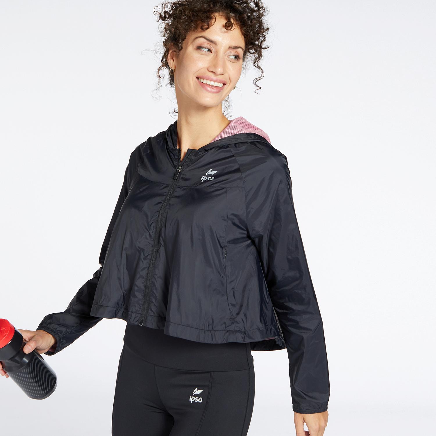 Ipso Experience 1-Noir-Coupe-vent Running Femme sports taille XL