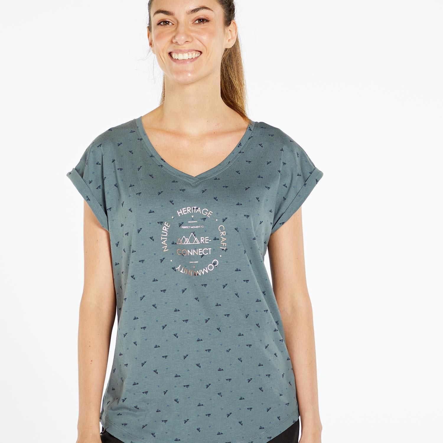 T-shirt Boriken - Gris - T-shirt trekking femme sports taille S