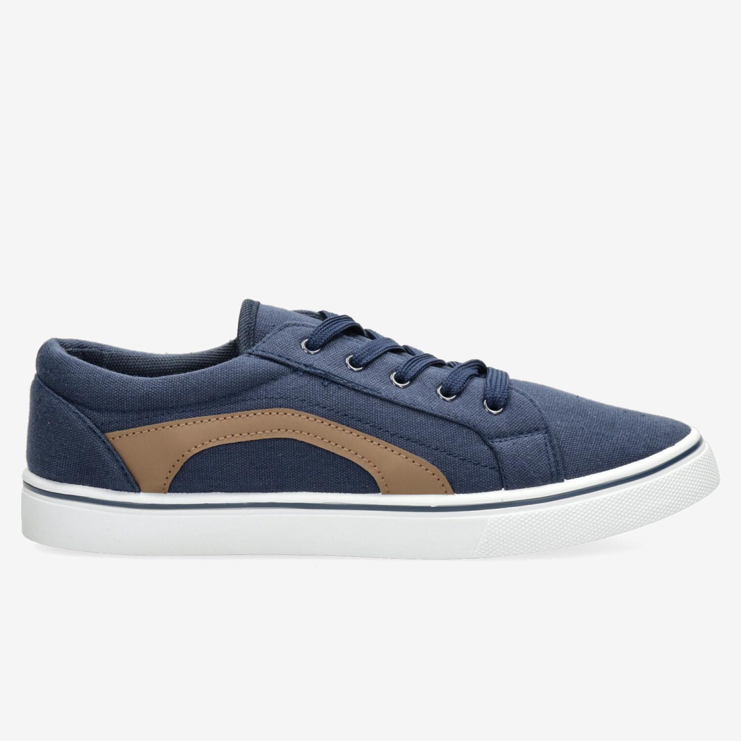 Up Noel - Bleu Marine - Chaussures en toile Homme sports taille 46