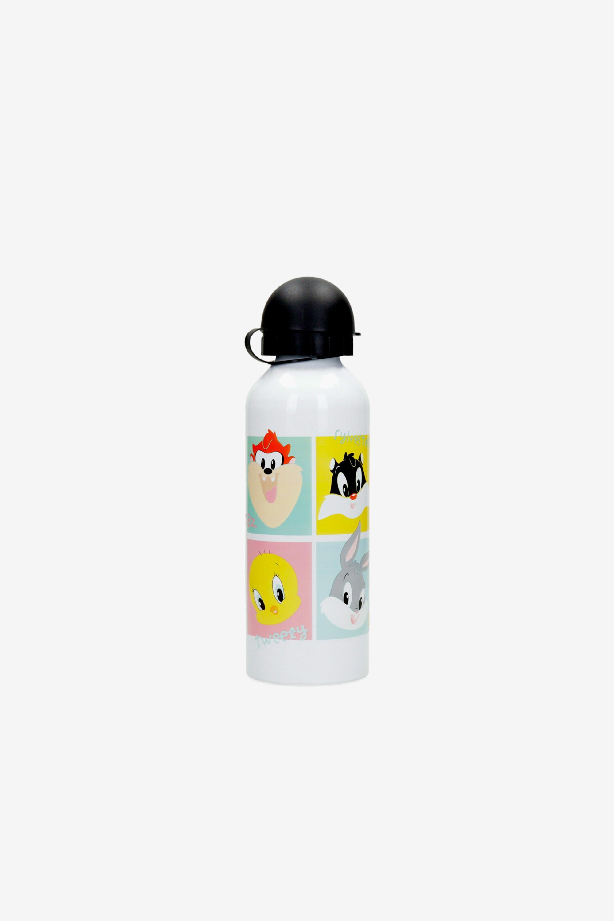 Botella Aluminio Looney Tunes - Blanco - Cantimplora Warner 0,5 L talla T.U.