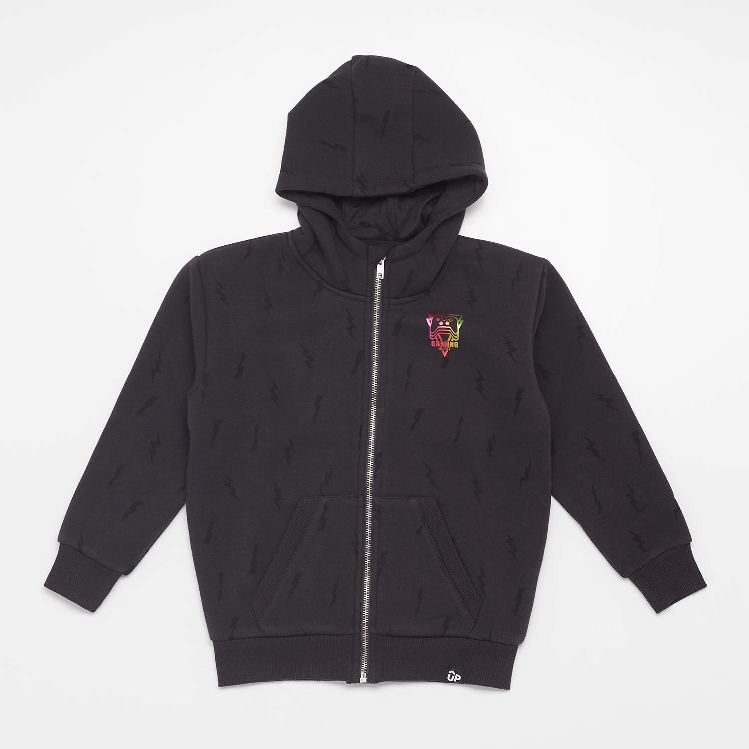 Up Basic - Gris - Sweat-shirt Garçon sports taille 6