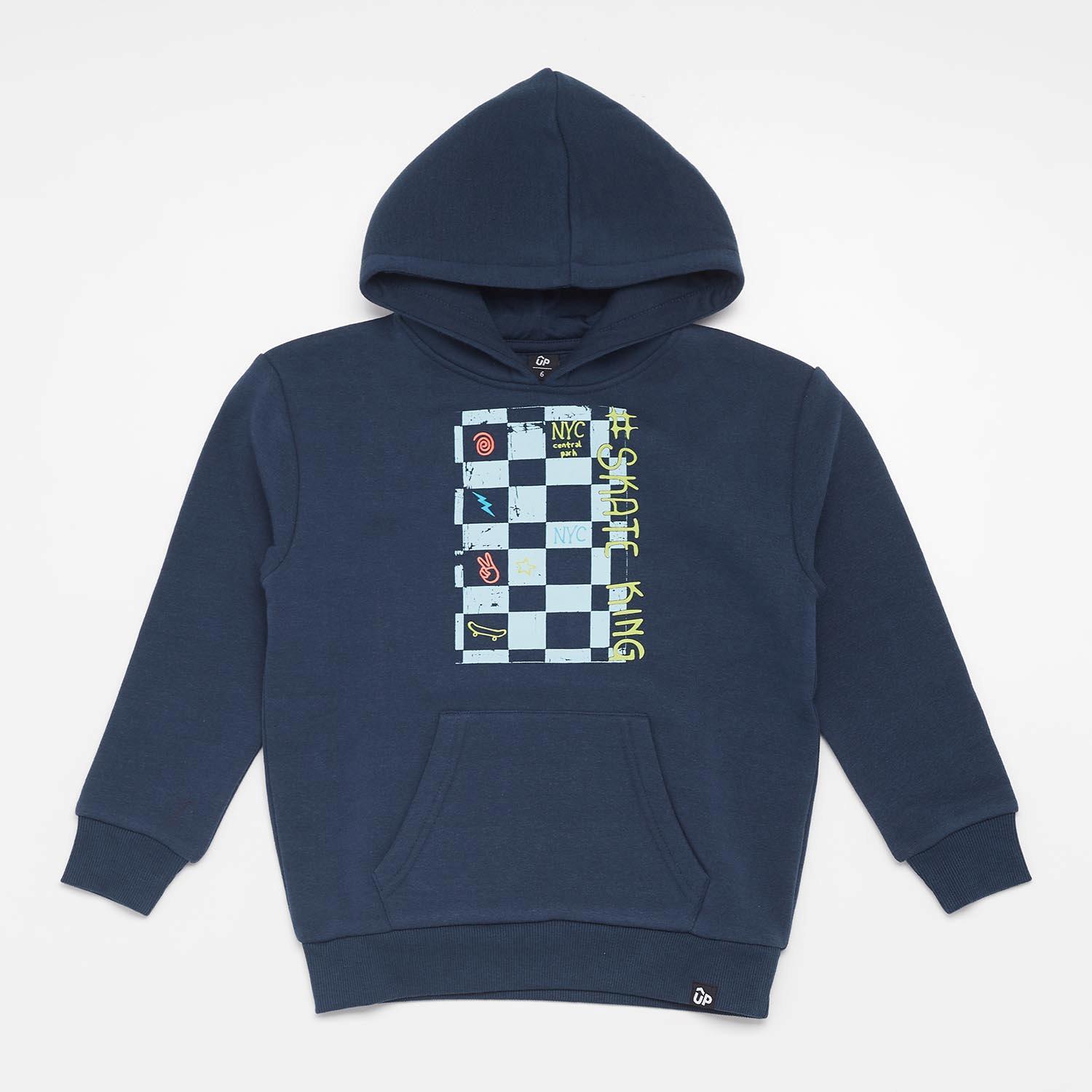 Basic Kid Sudadera Cap. - BLEU sports taille 2