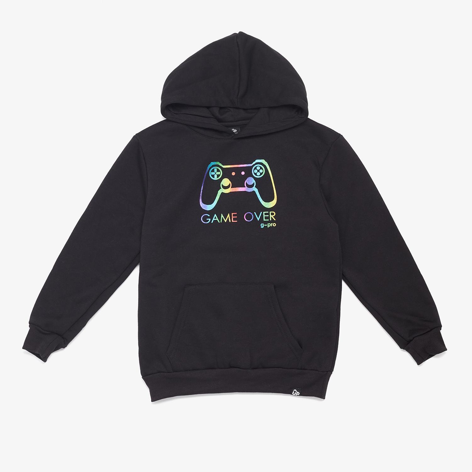 Basic Jr Sudadera Cap. - NOIR sports taille 14