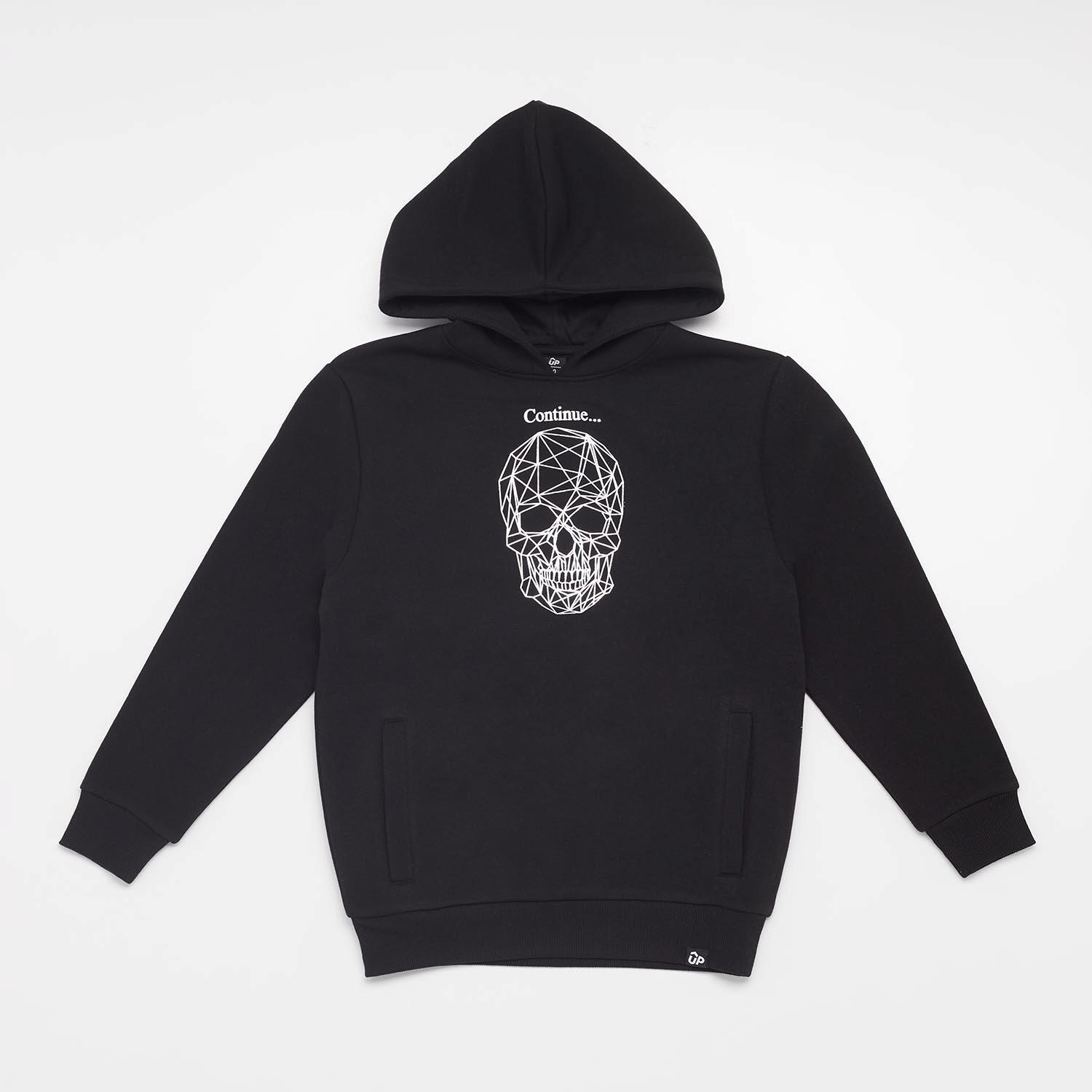 Up Jr Sudadera Cap Alg - NOIR sports taille 10