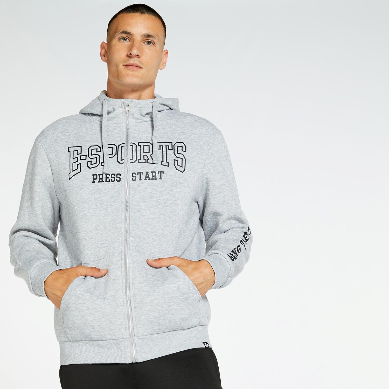 Up Stamps - Gris - Sweat à capuche homme sports taille L