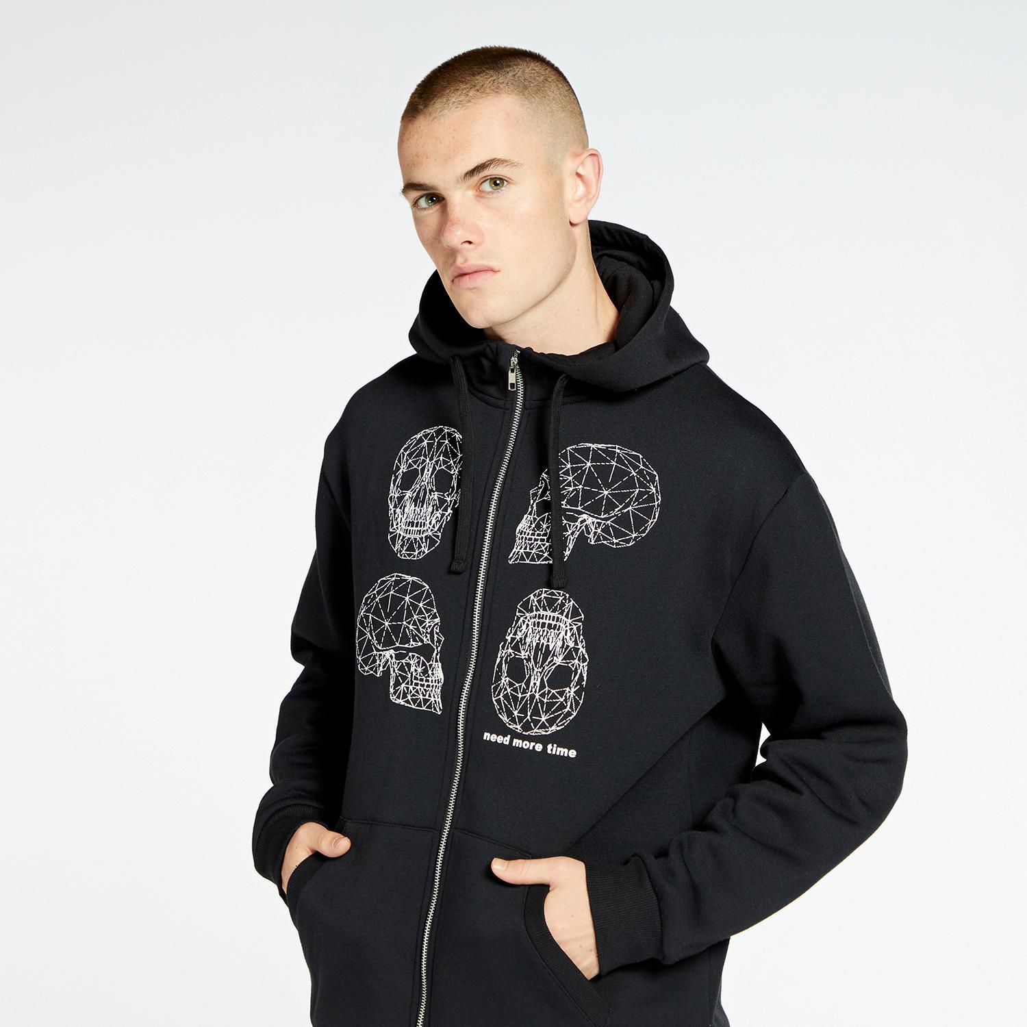 Up Stamps - Noir - Sweat à capuche homme sports taille M