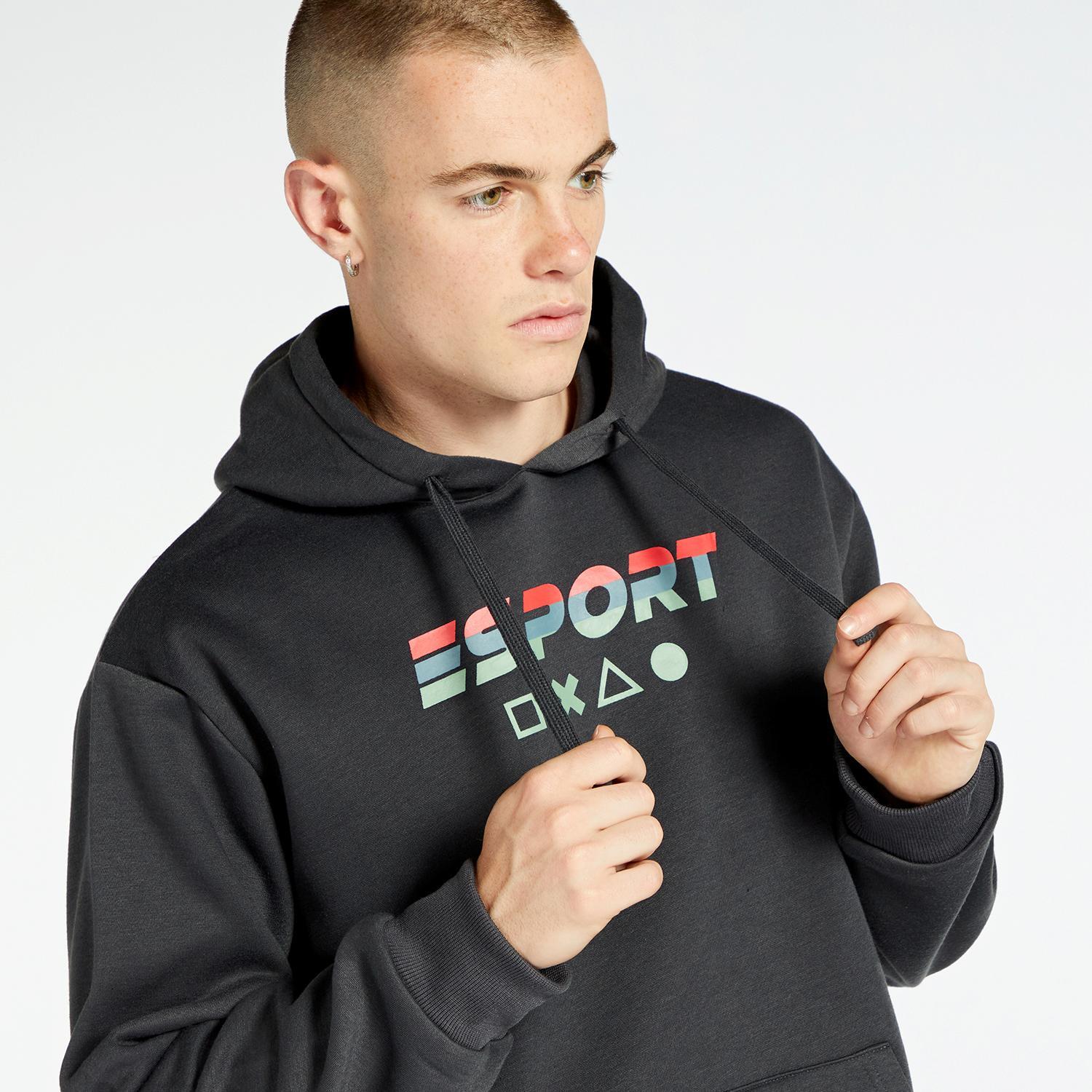 Up Stamps - Gris - Sweat à Capuche Homme sports taille L