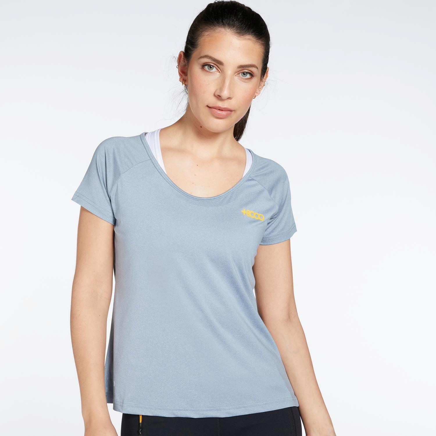 +8000 Felde - Bleu - T-shirt Femme sports taille L