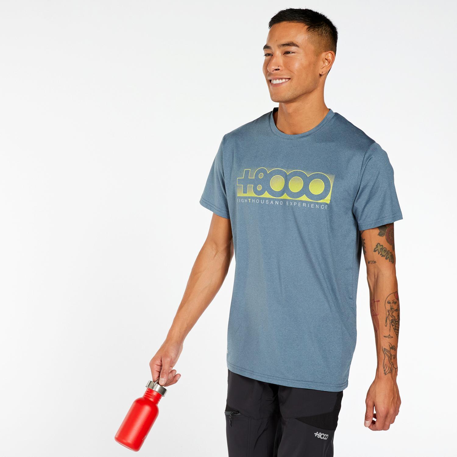 +8000 Dore - Gris - T-shirt homme sports taille M
