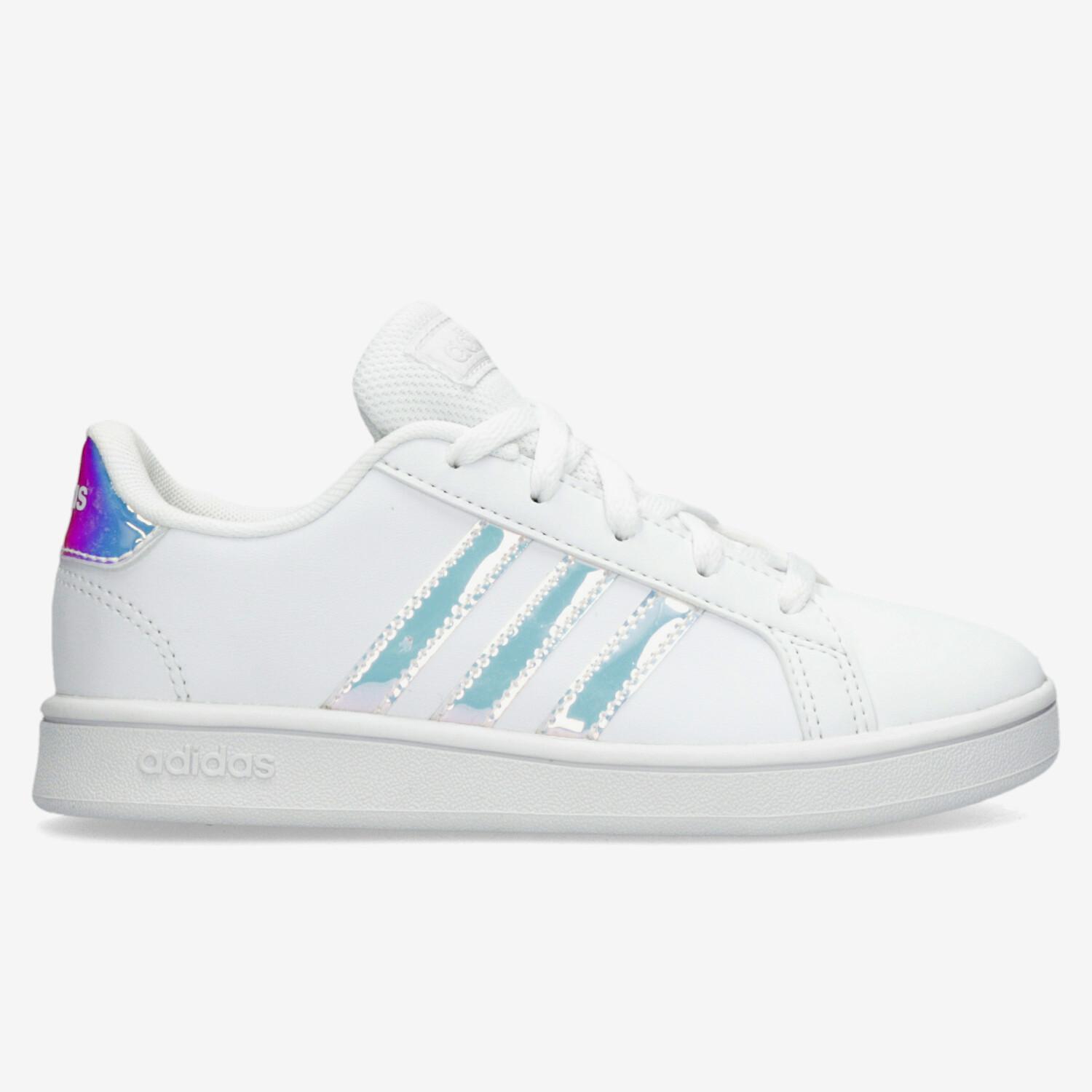adidas Grand Court - Blanc - Chaussures Fille sports taille 35